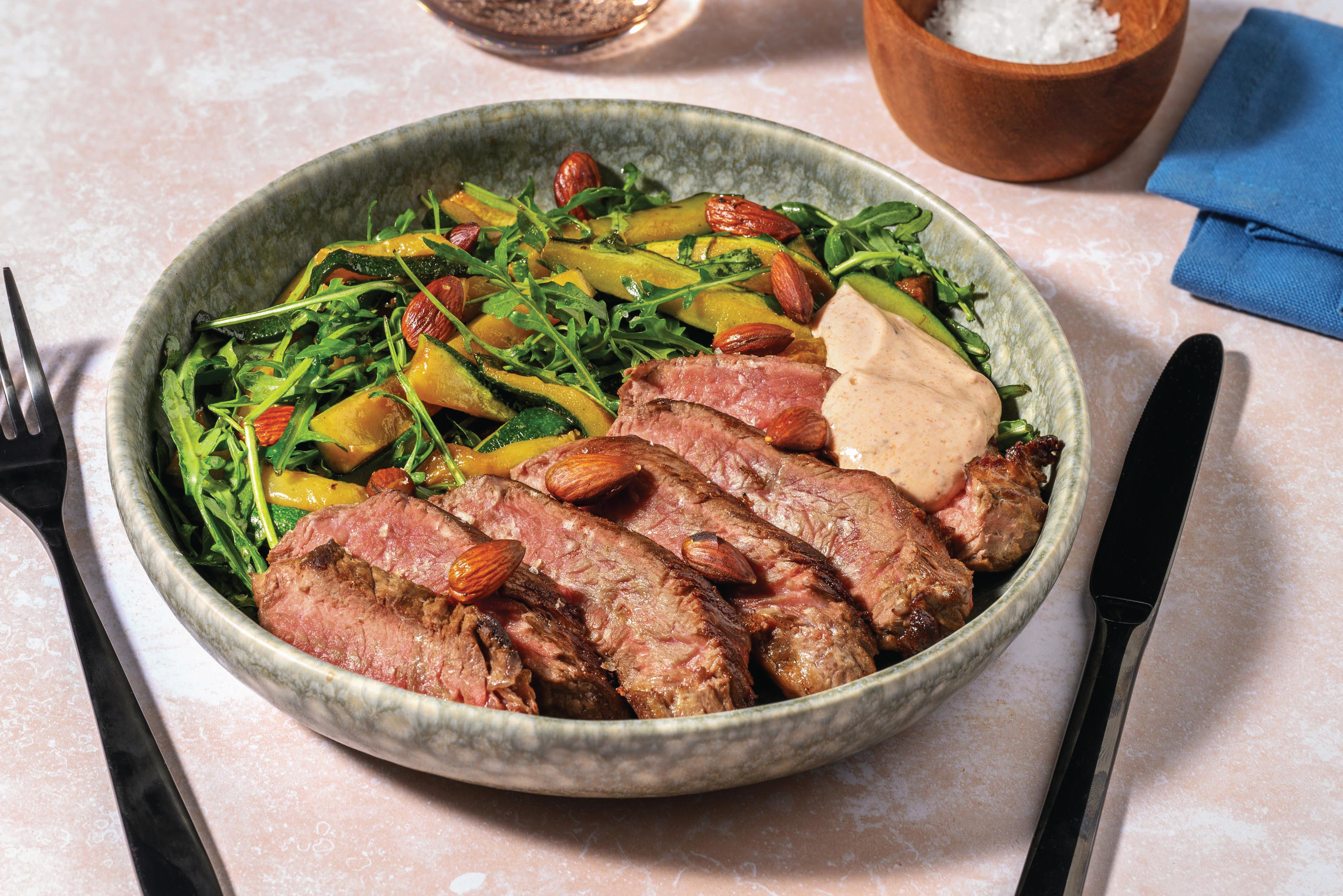Beef Rump & Charred Zucchini Salad