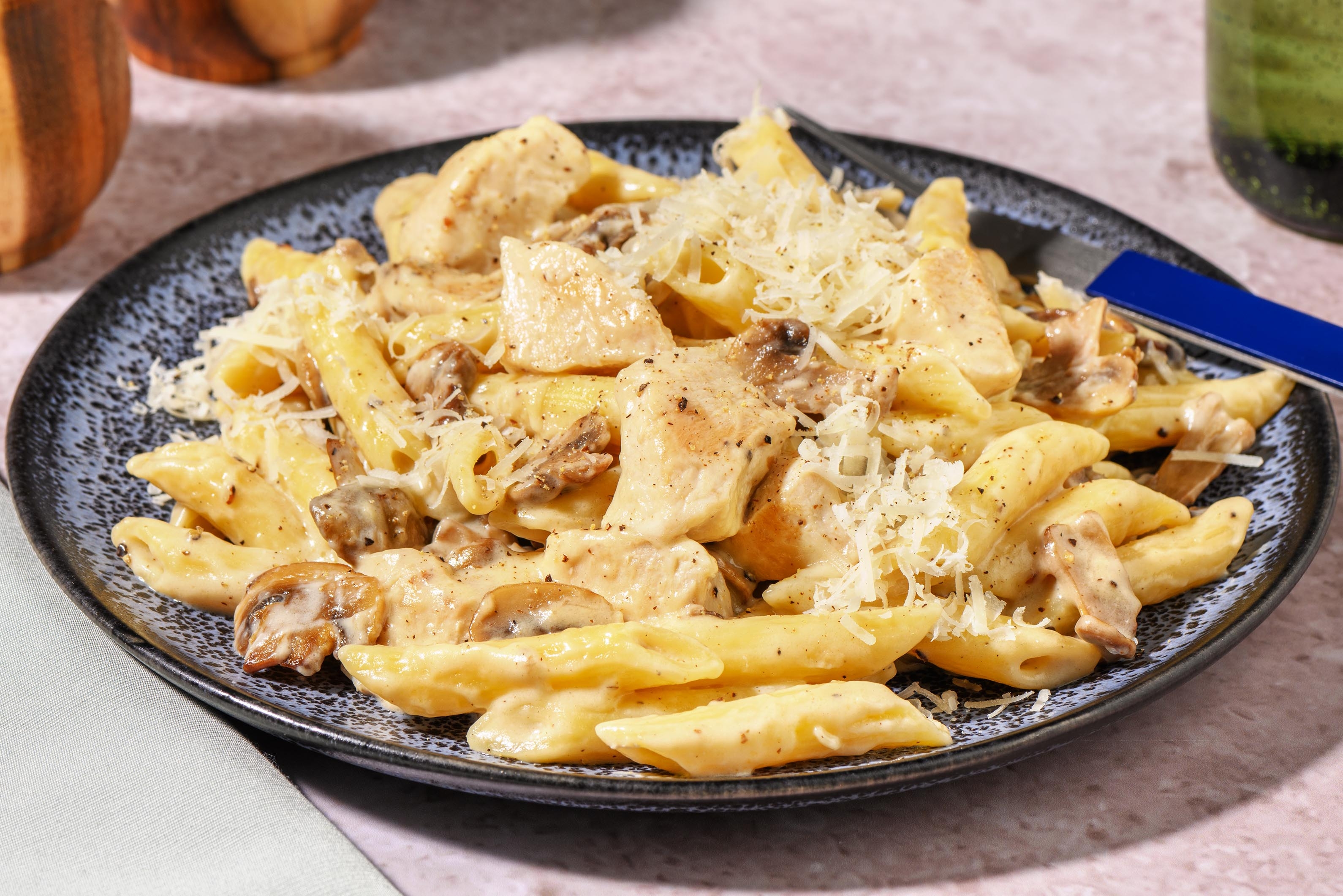 Creamy Chicken & Mushroom Penne