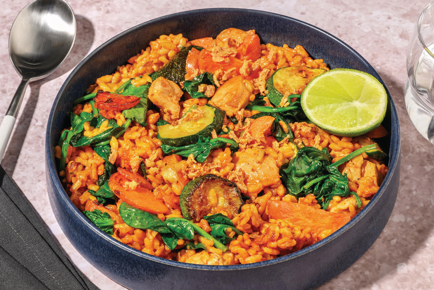 Tom Yum Chicken Risotto