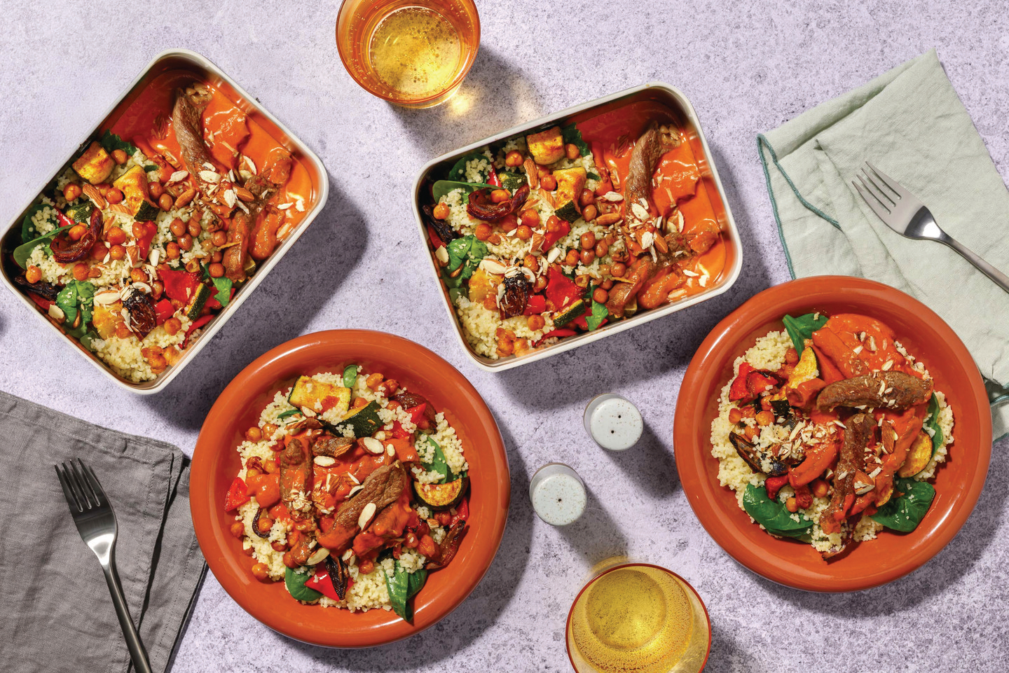 xSpiced Coconut Beef & Veggie Couscous