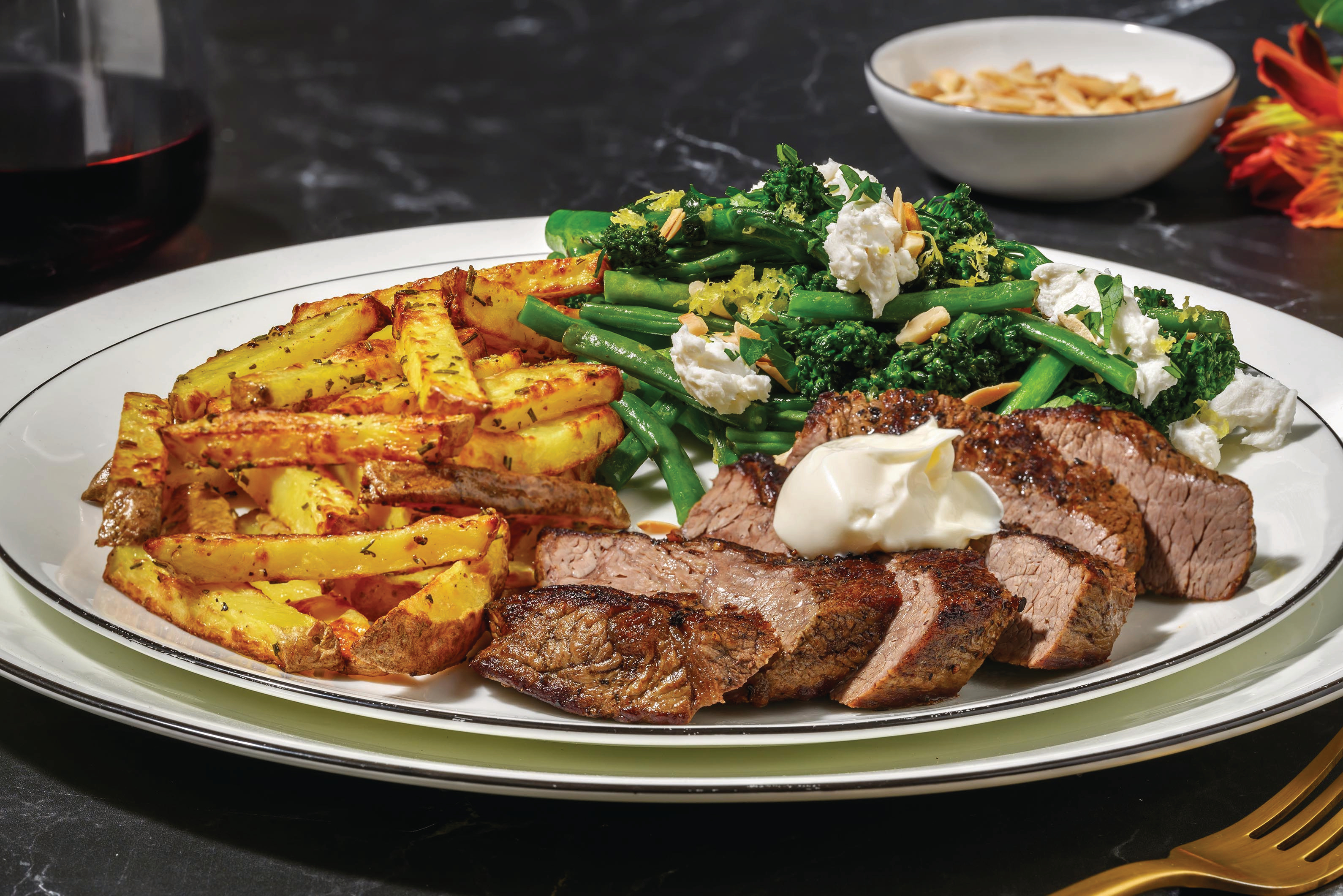 Eye Fillet Steak & Rosemary Fries 