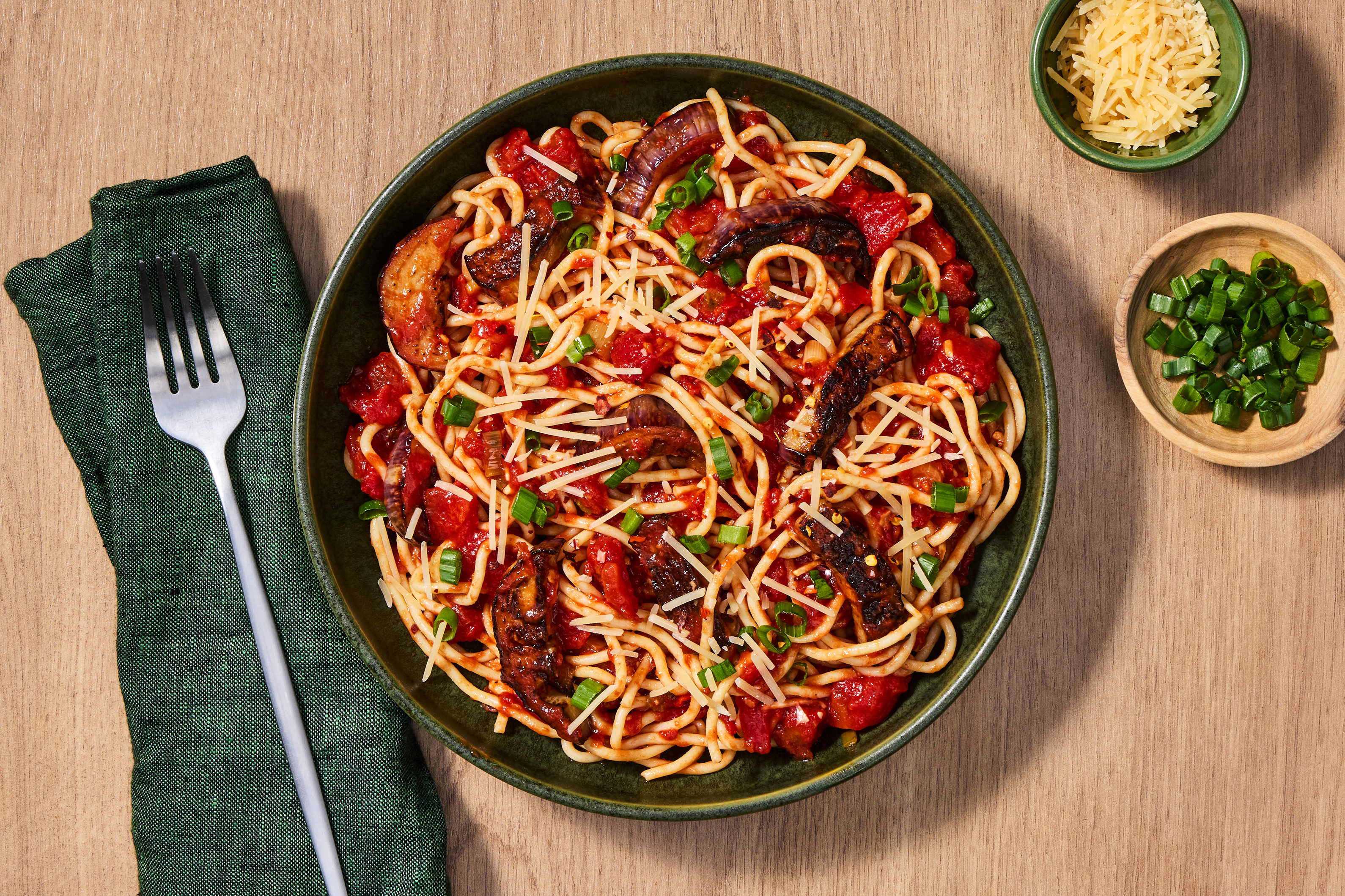 Eggplant Spaghetti “Alla Norma”