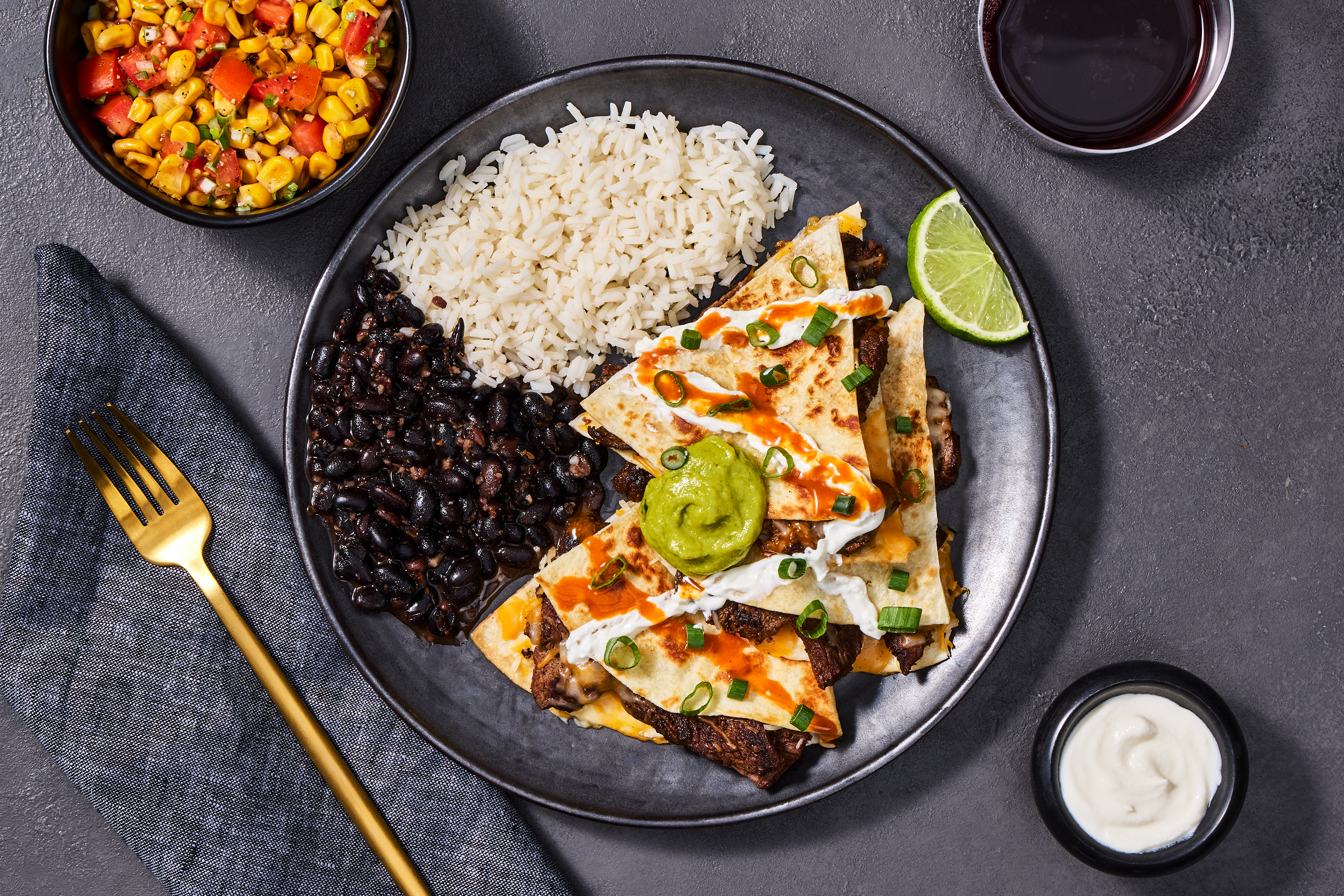 Cantina-Style Chicken Quesadillas