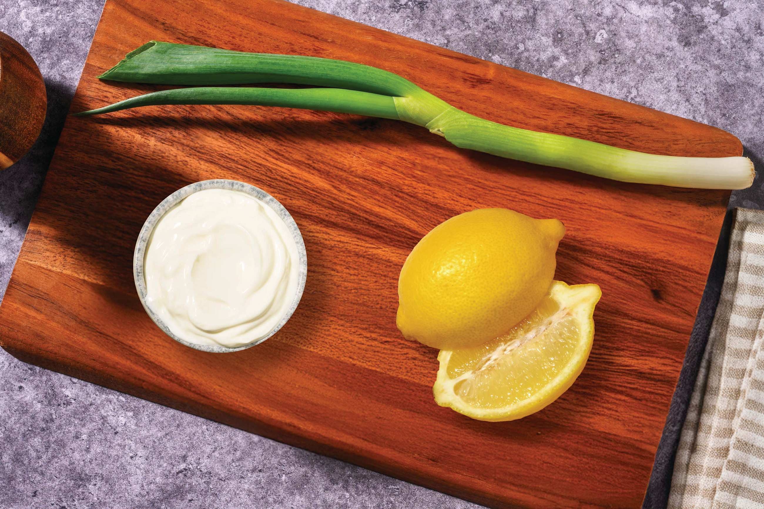 Sour Cream, Spring Onion & Lemon