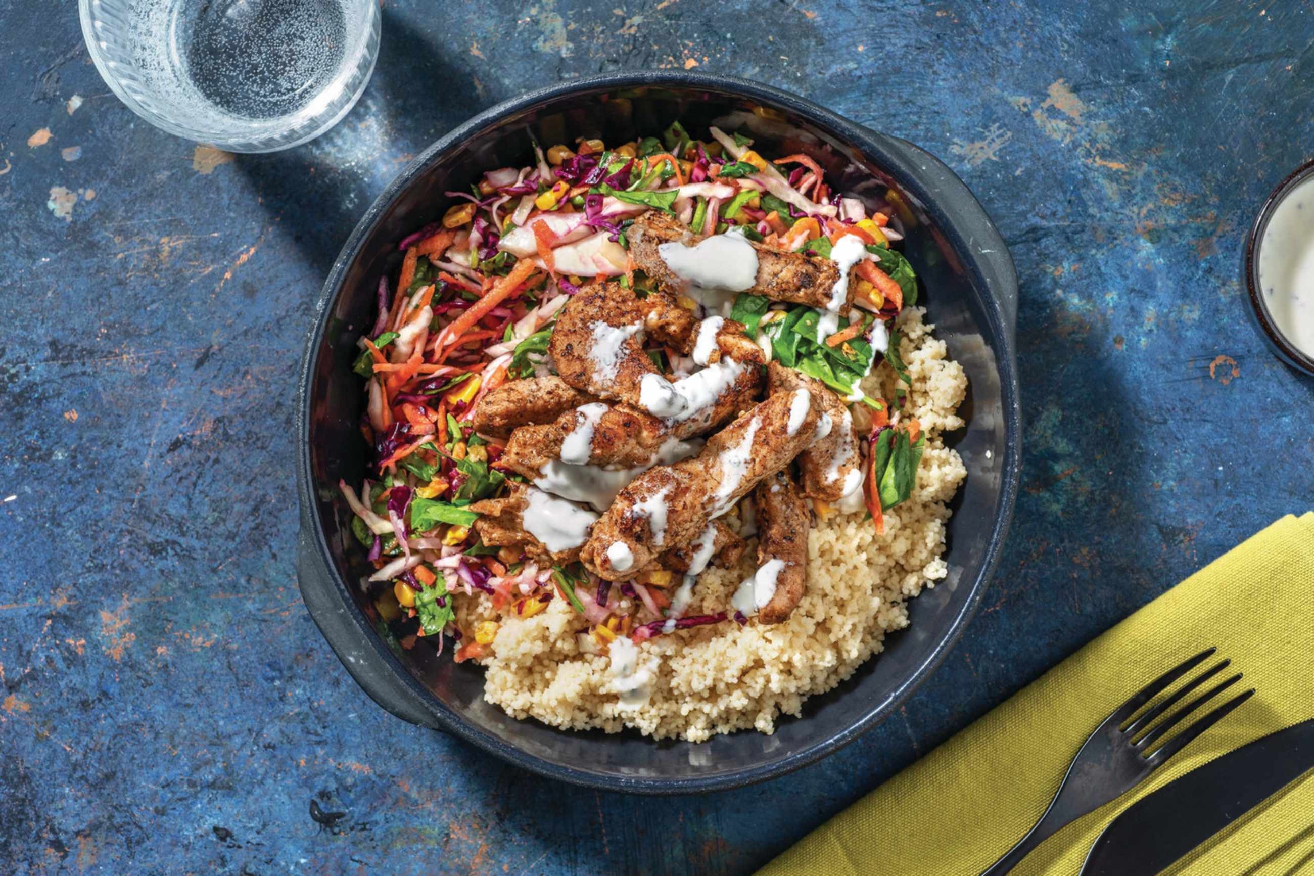 HelloHero: Double Seared Pork & Corn Slaw