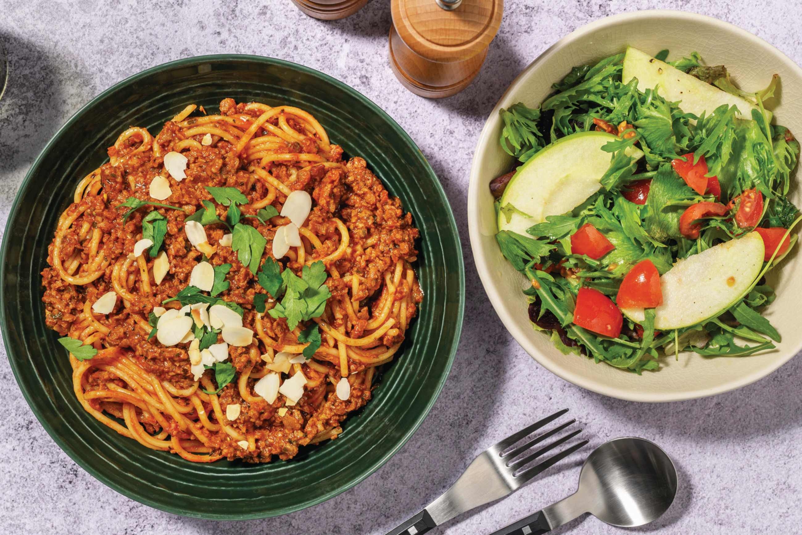 Beef Mince & Pesto Pasta