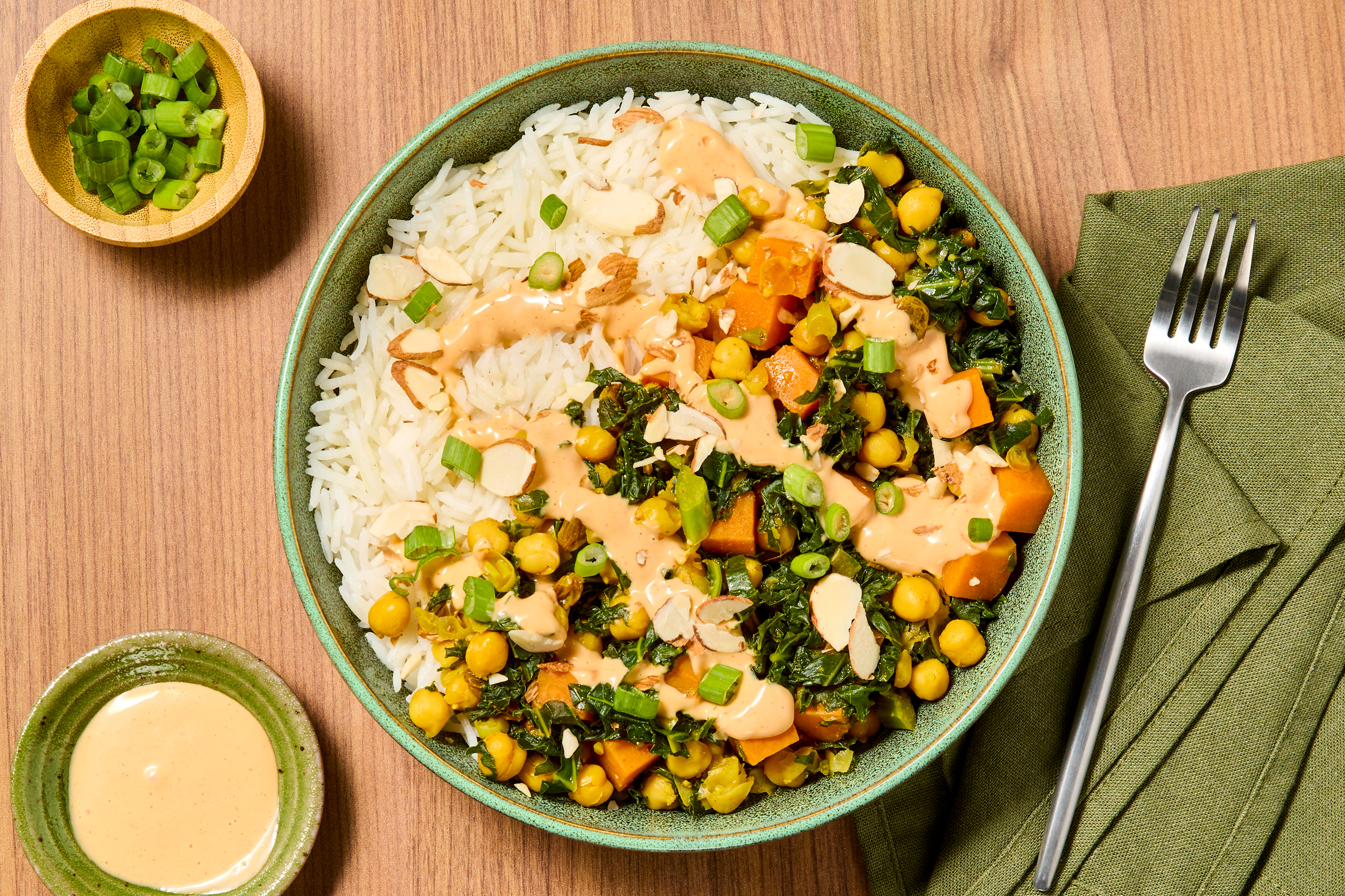 Shawarma-Spiced Braised Chickpeas & Kale