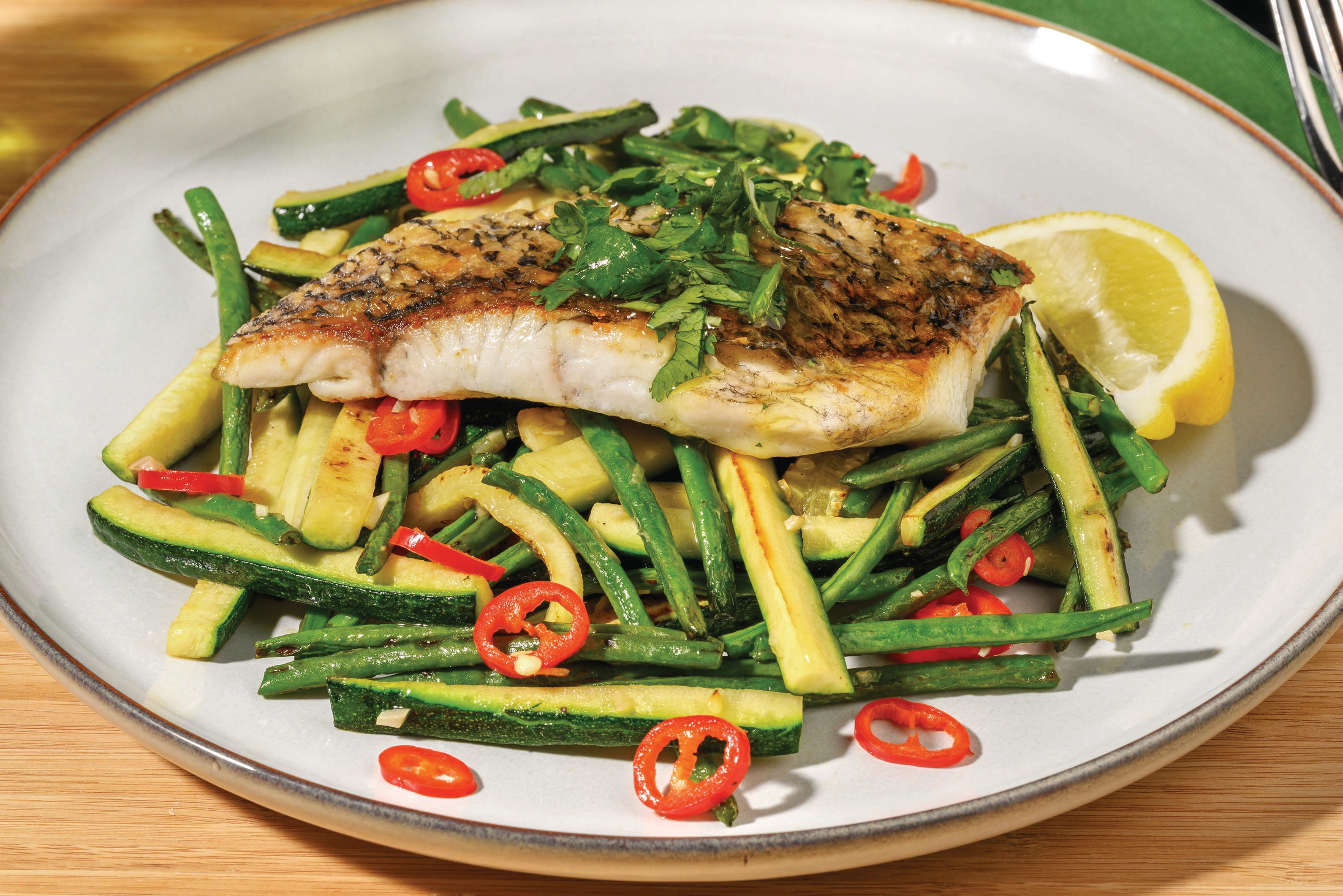 Seared Barramundi & Salsa Verde