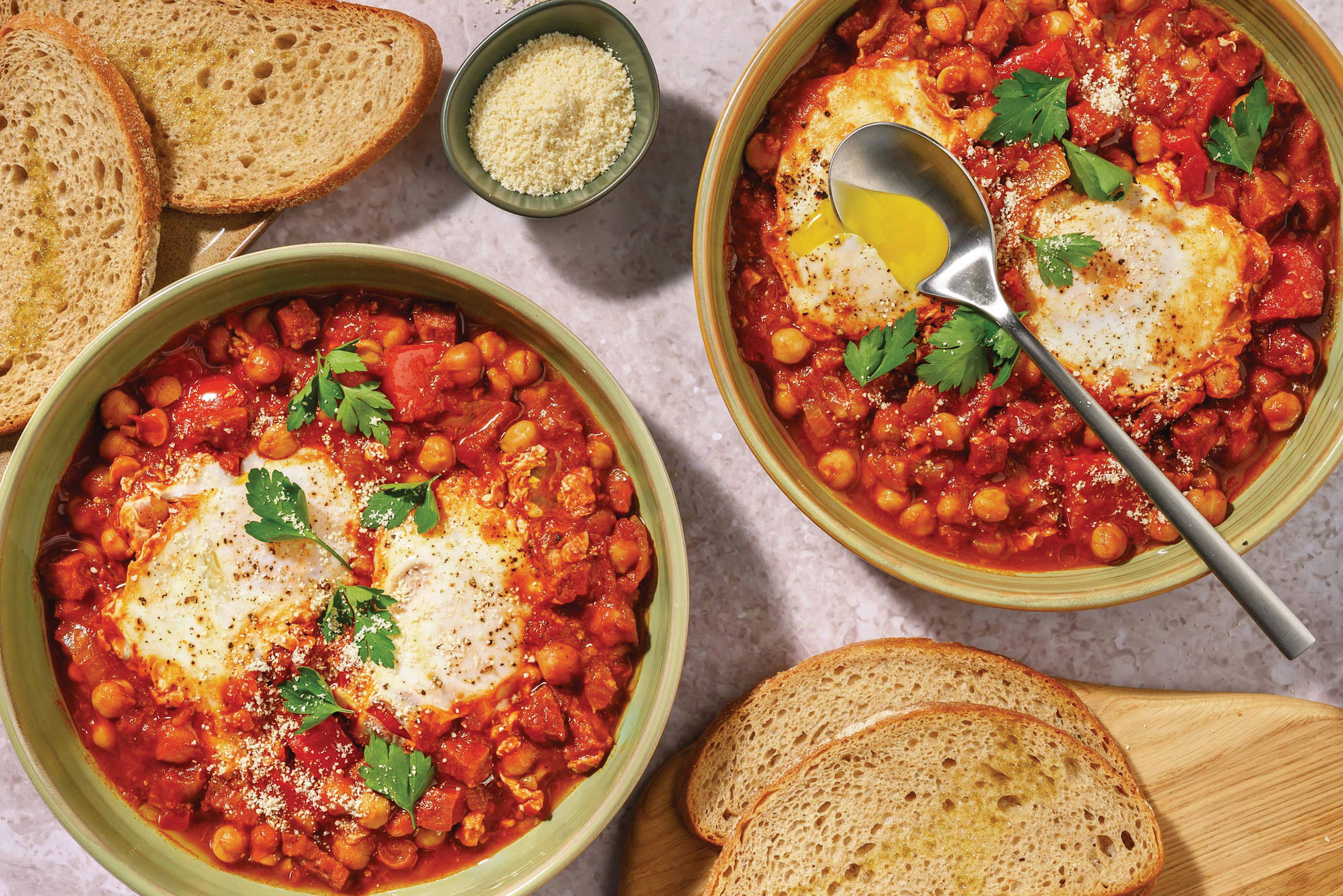 Chorizo & Chickpea Shakshuka
