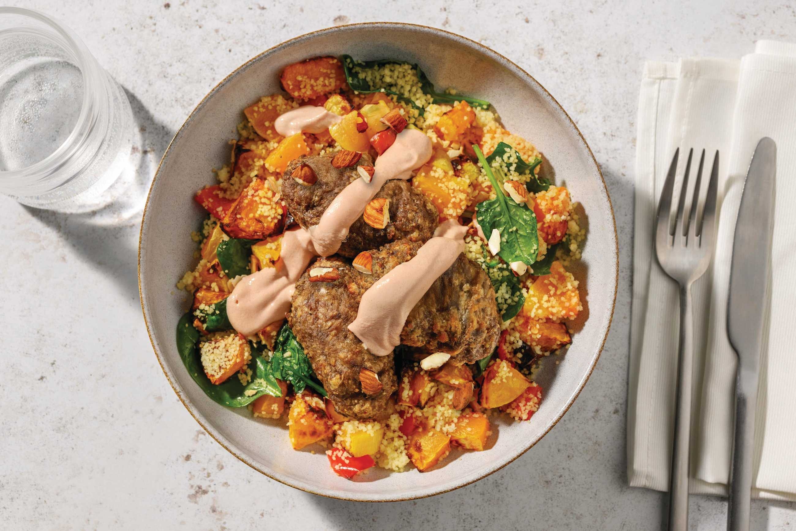 Persian Beef Koftas & Veggie Couscous