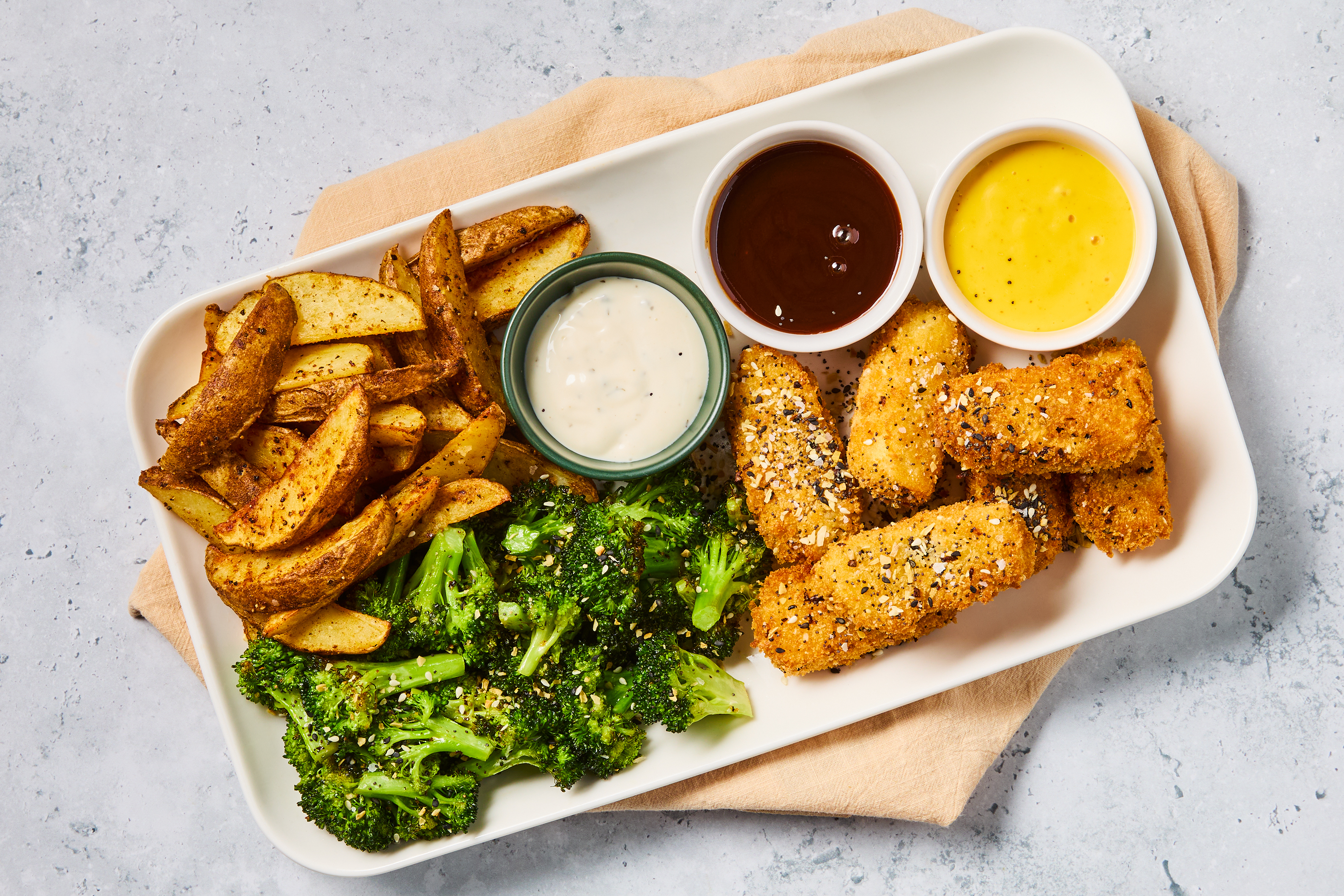 Everything Bagel Tofu Tenders