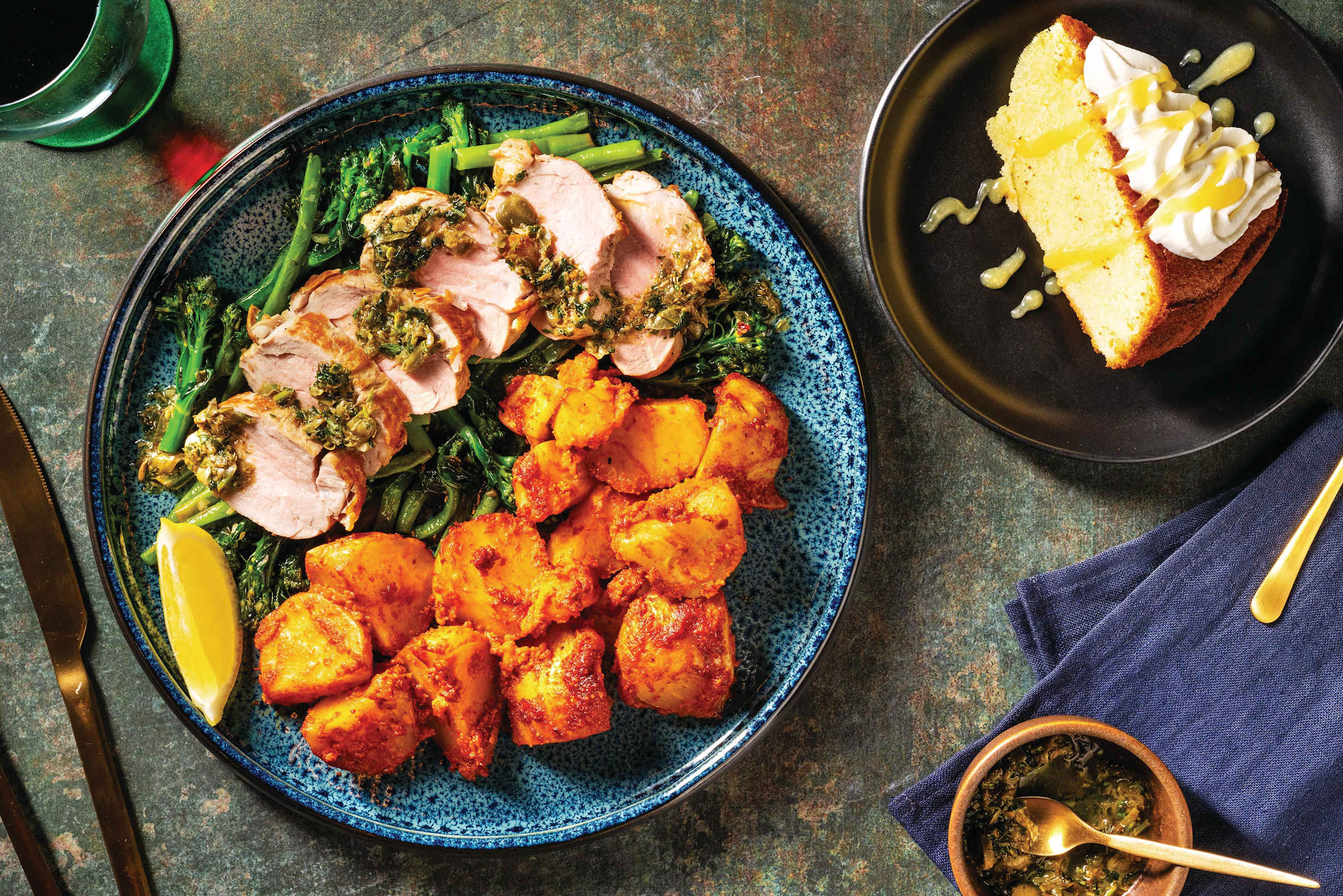 Roast Pork Fillet & Caper Lemon Butter for Dinner