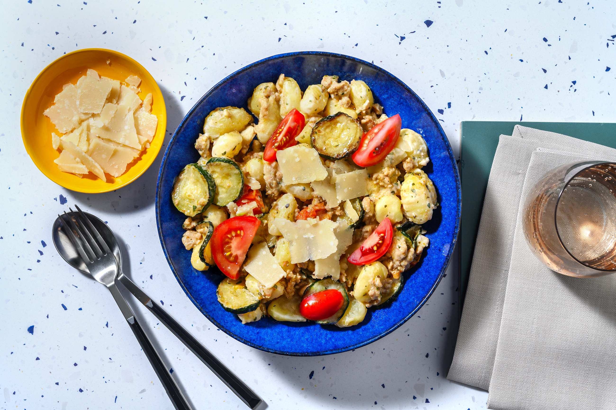 Speedy Creamy Beef & Tomato Gnocchi