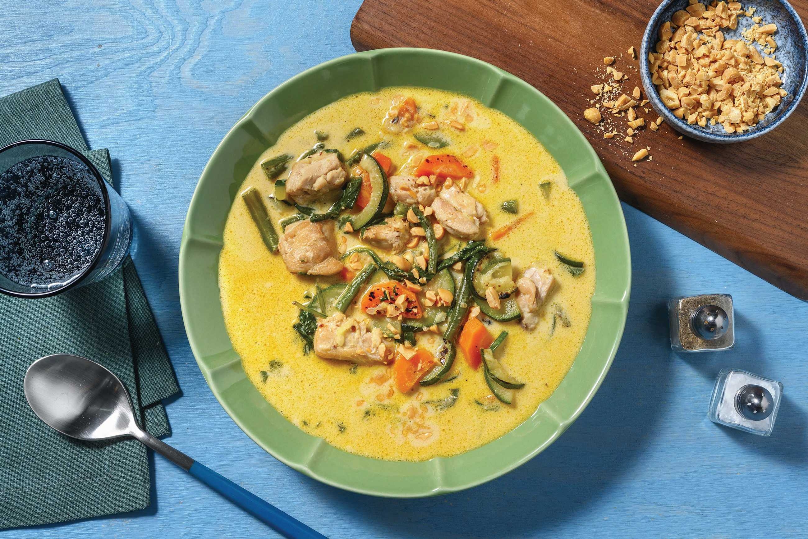 Double Southeast Asian Coconut Chicken Soup