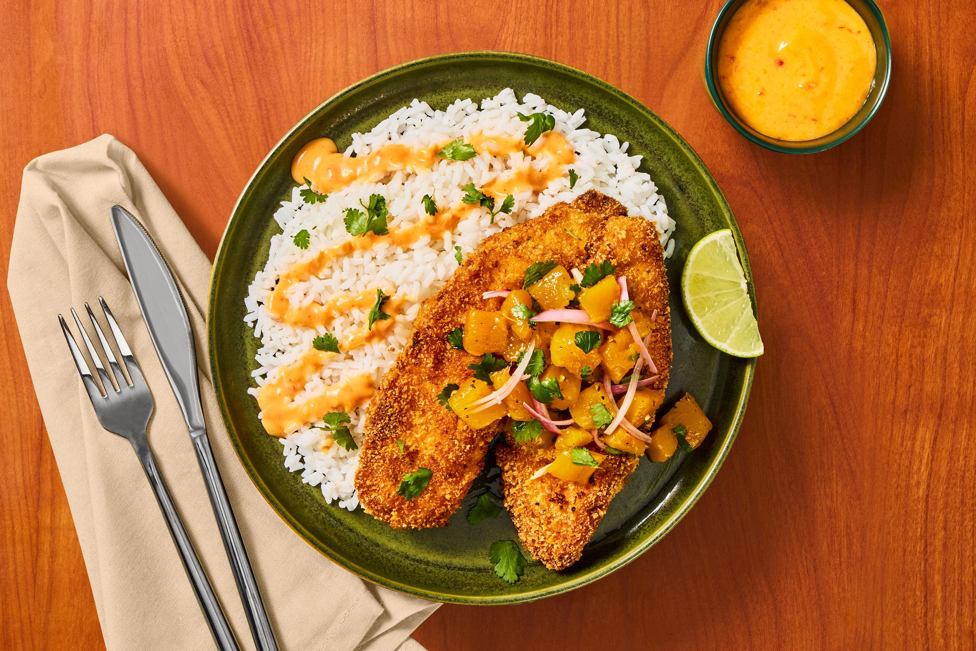 Caribbean-Style Panko-Crusted Cod