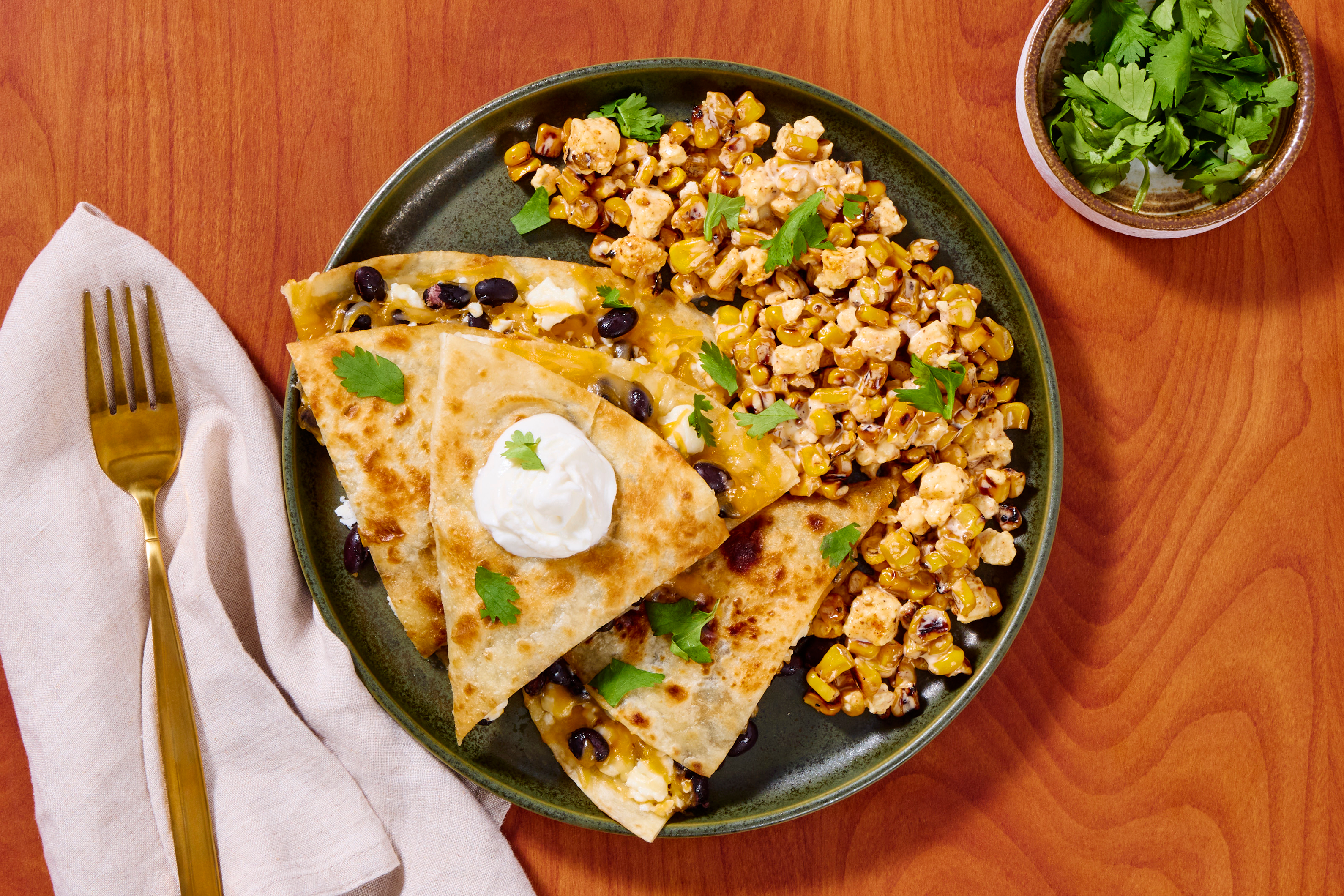 Easy Cheesy Black Bean Quesadillas