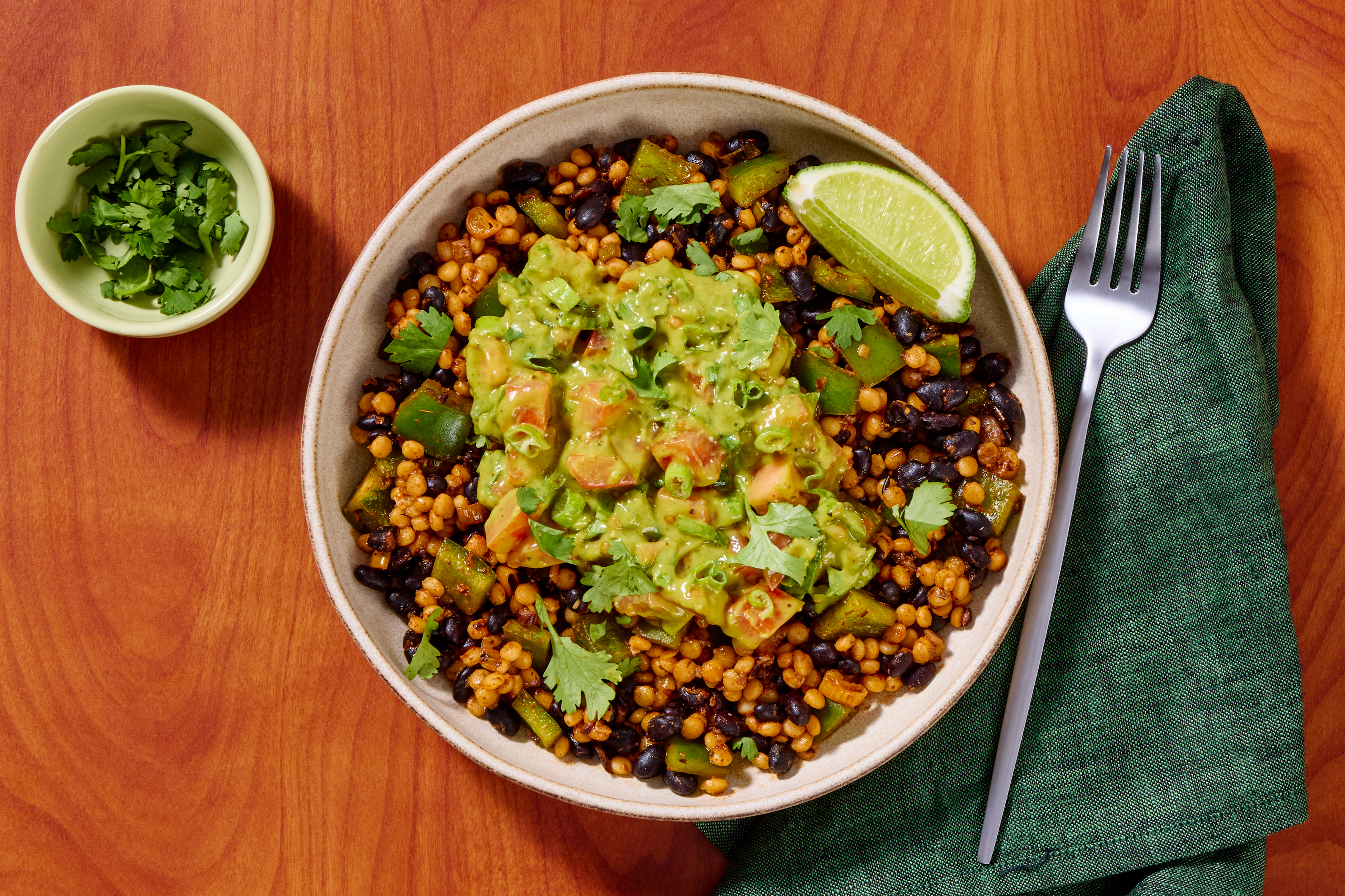 Vegan Tex-Mex Black Bean Couscous Bowls