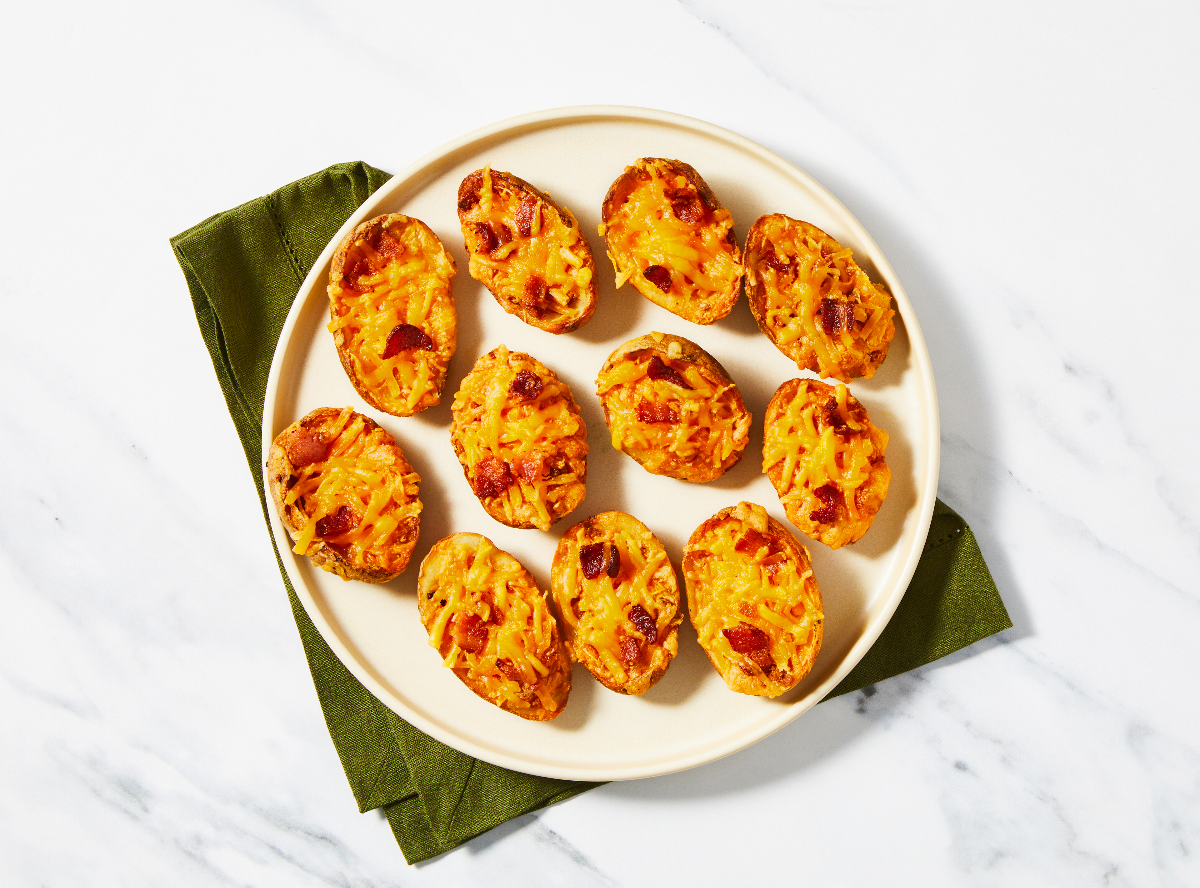 Loaded Bacon & Cheddar Potato Skins
