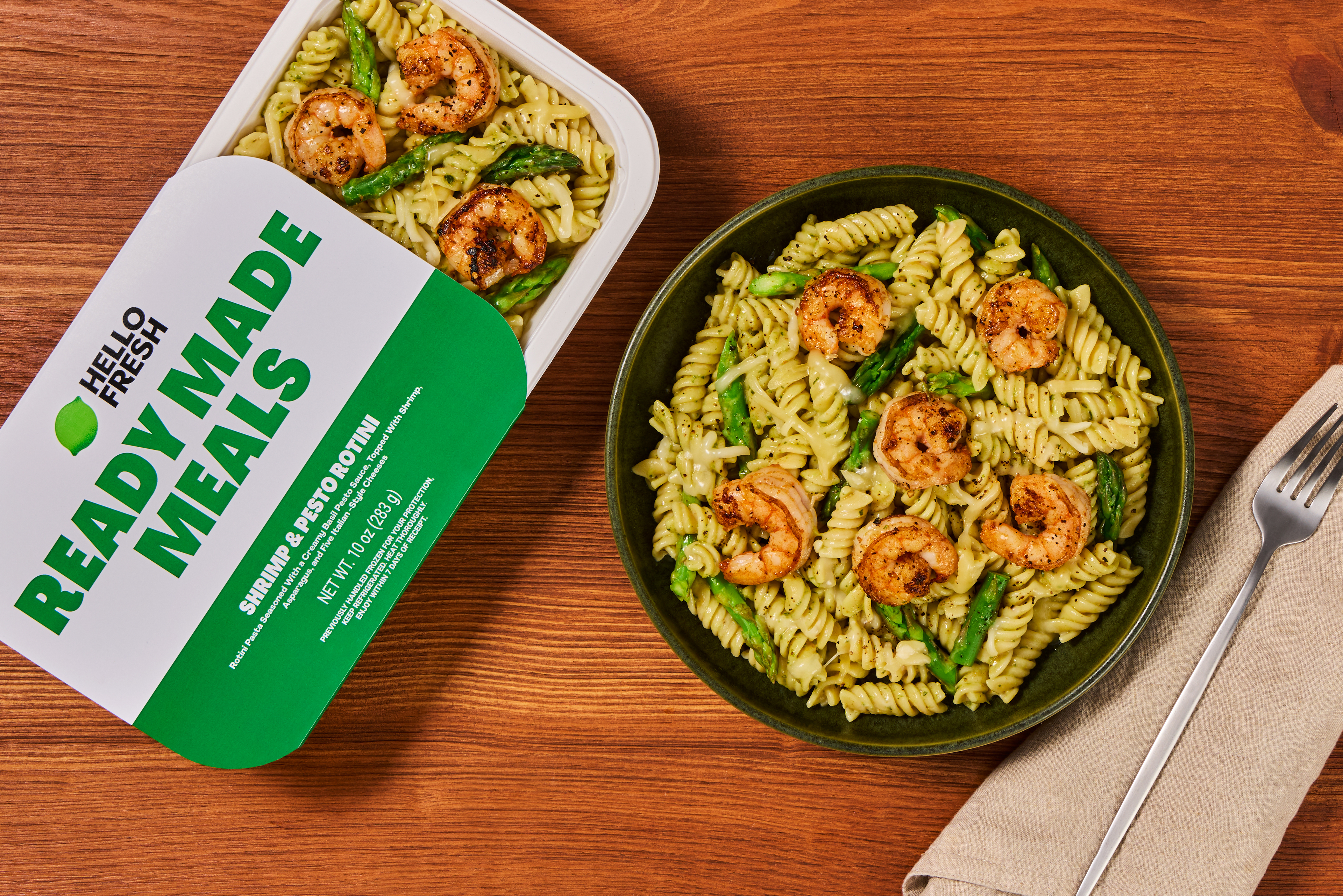Ready Made Meal, Shrimp and Pesto Rotini (Market)