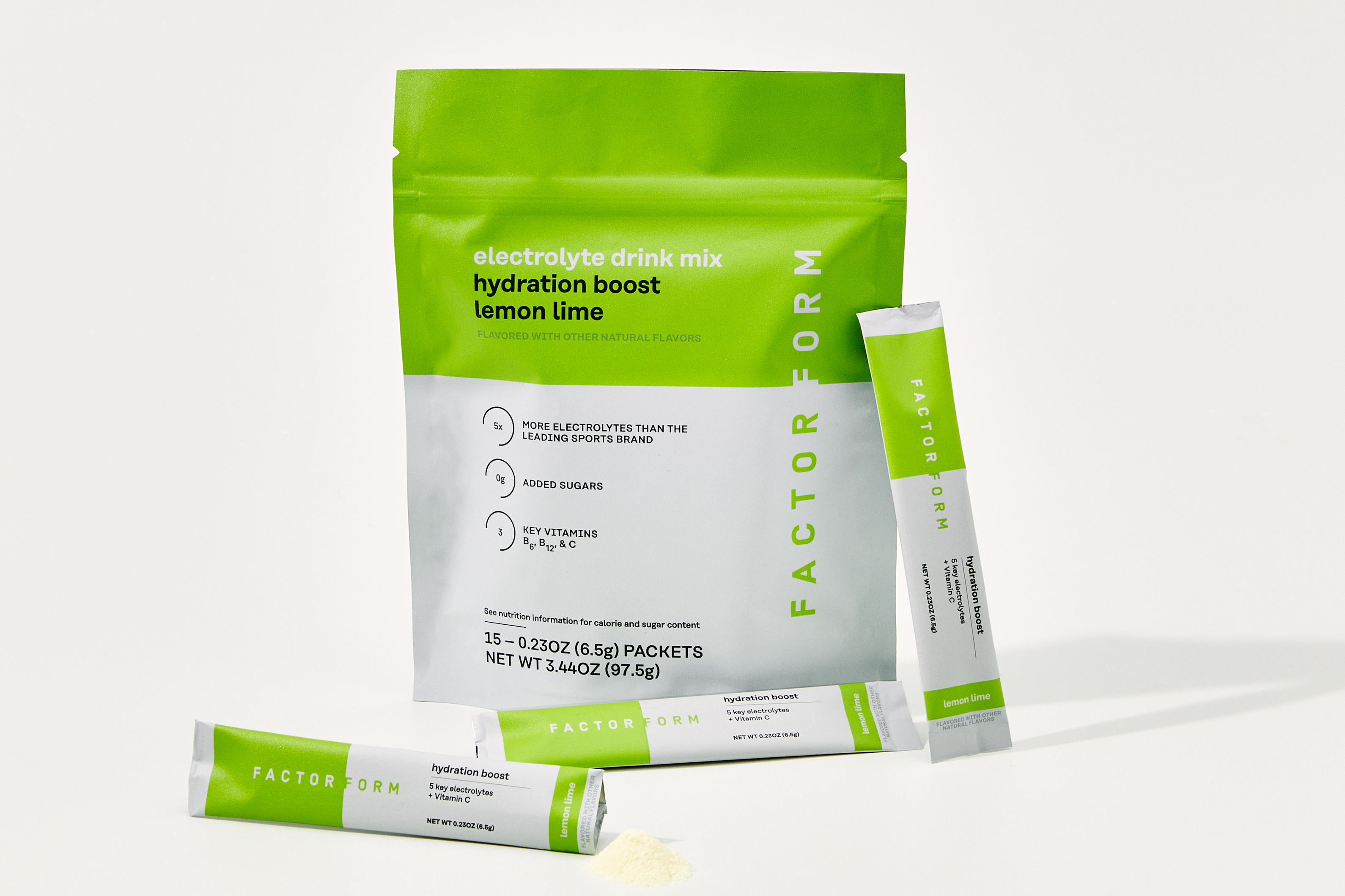 Factor Form Hydration Boost - Lemon Lime - 15 Servings