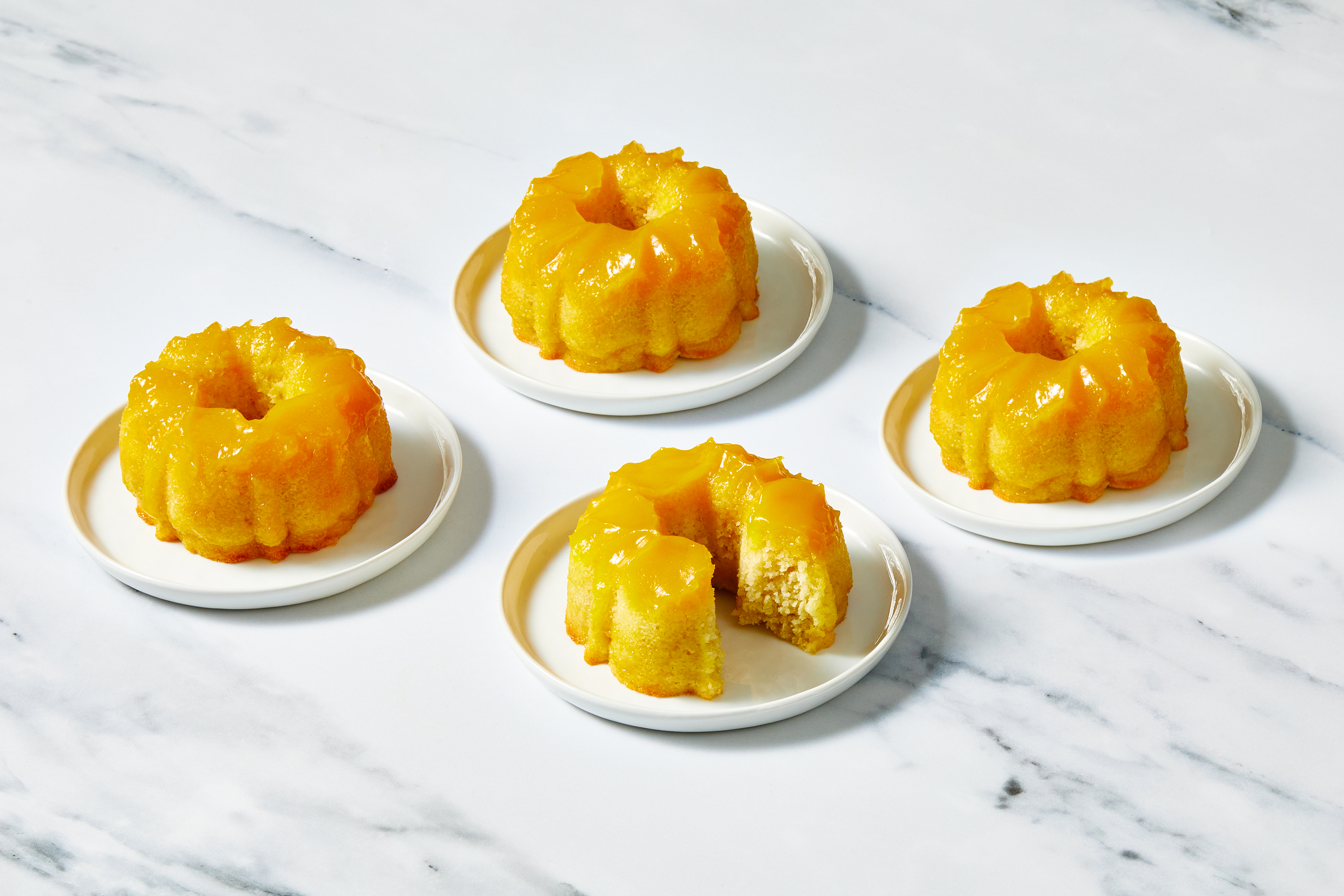 Mango Upside Down Bundt Cake