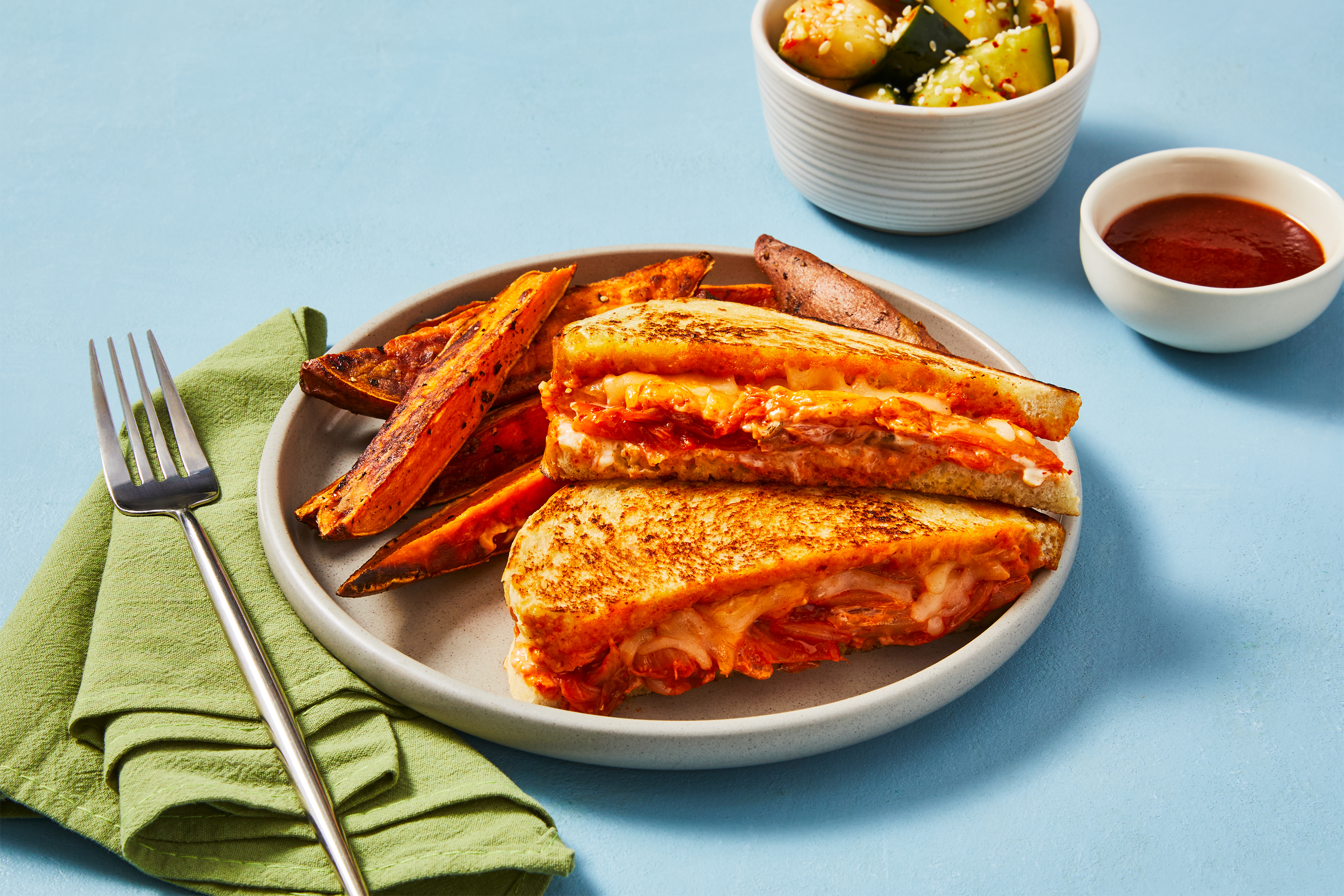 Kimchi Grilled Cheese Sandos