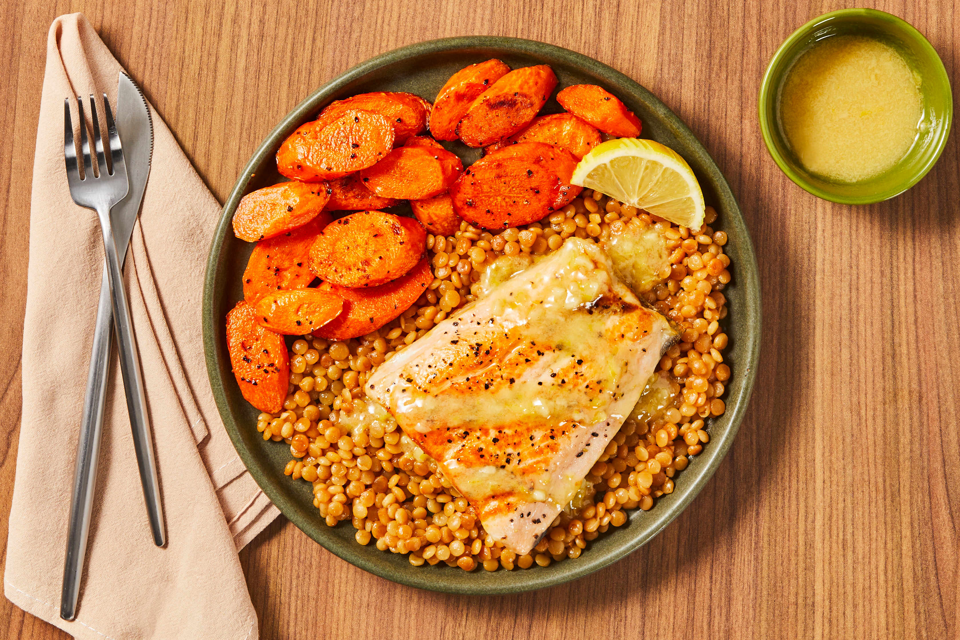 Seared Icelandic Cod & Lemon-Dijon Sauce