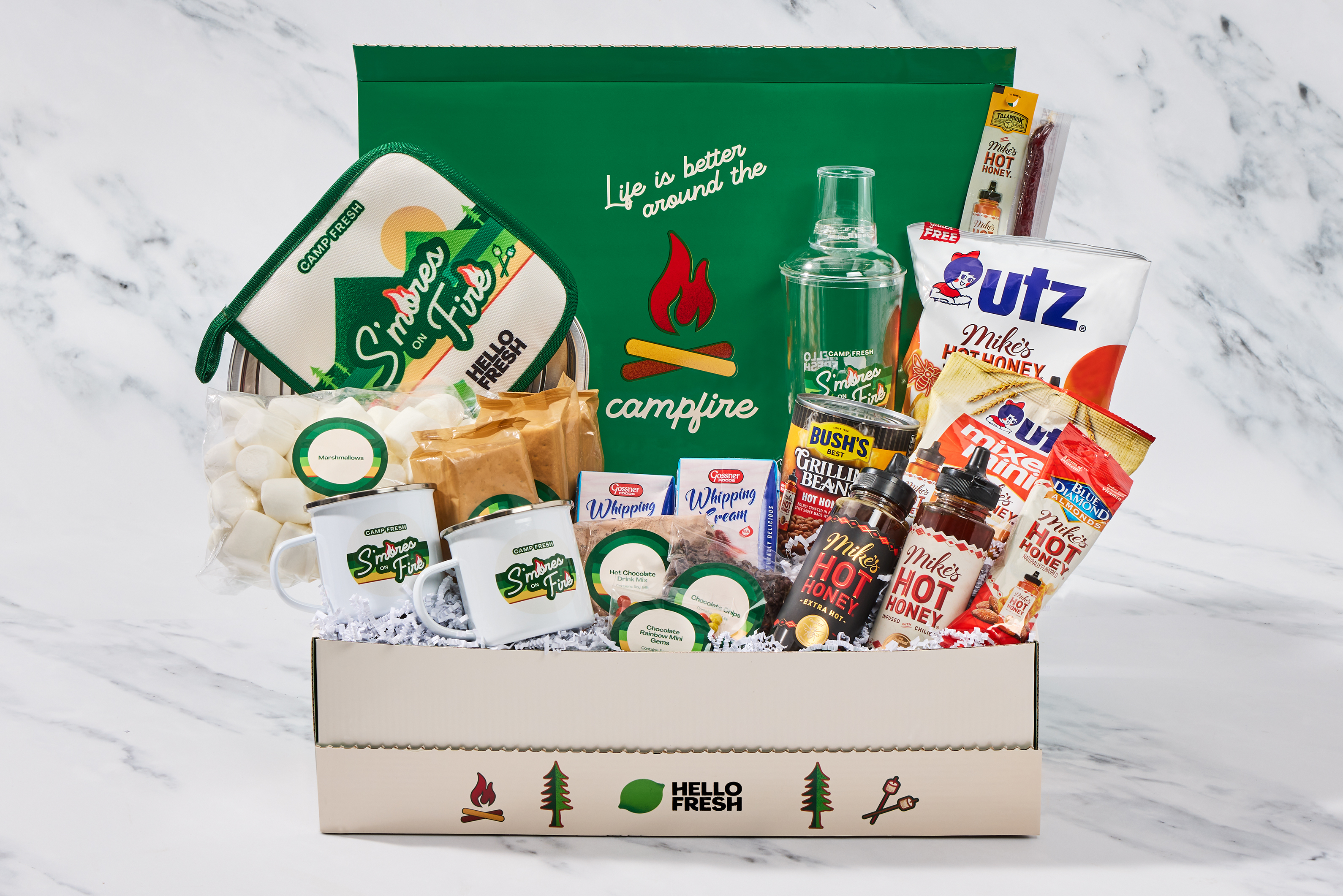 Fully Loaded Hot Honey S’mores Nachos