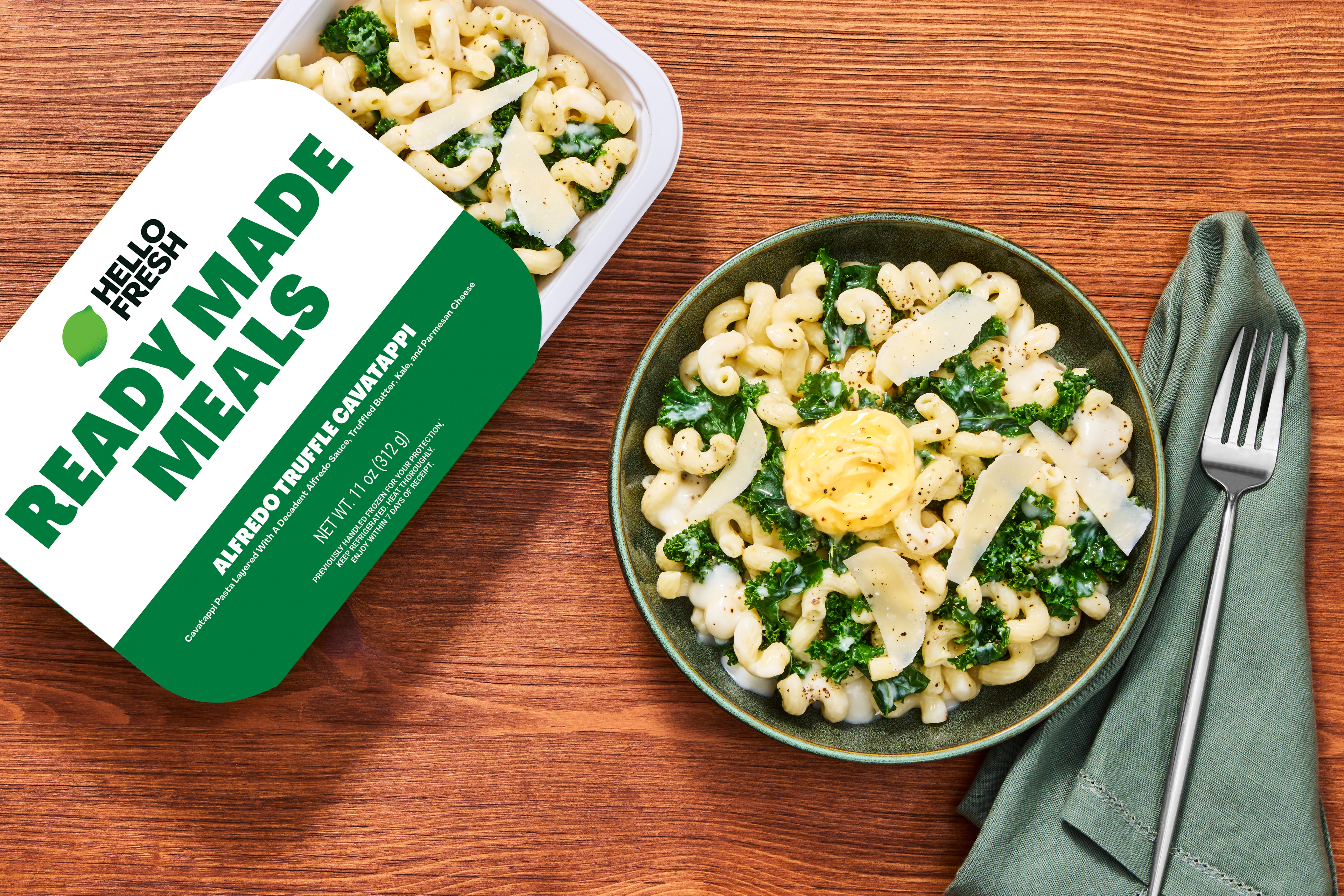 Ready Made Meal, Alfredo Truffle Cavatappi (Menu)