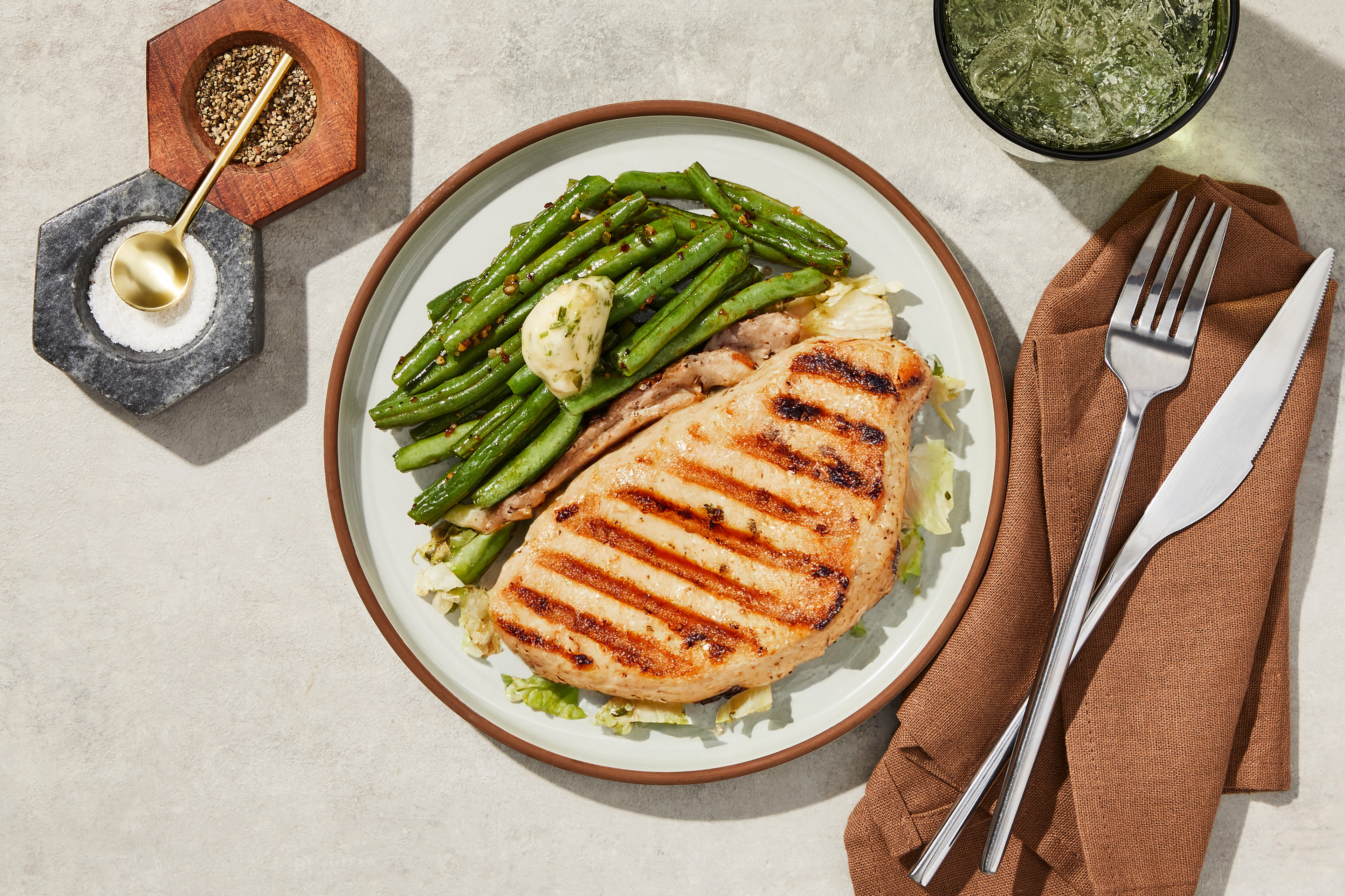 Chicken Breast & Cheesy Cabbage