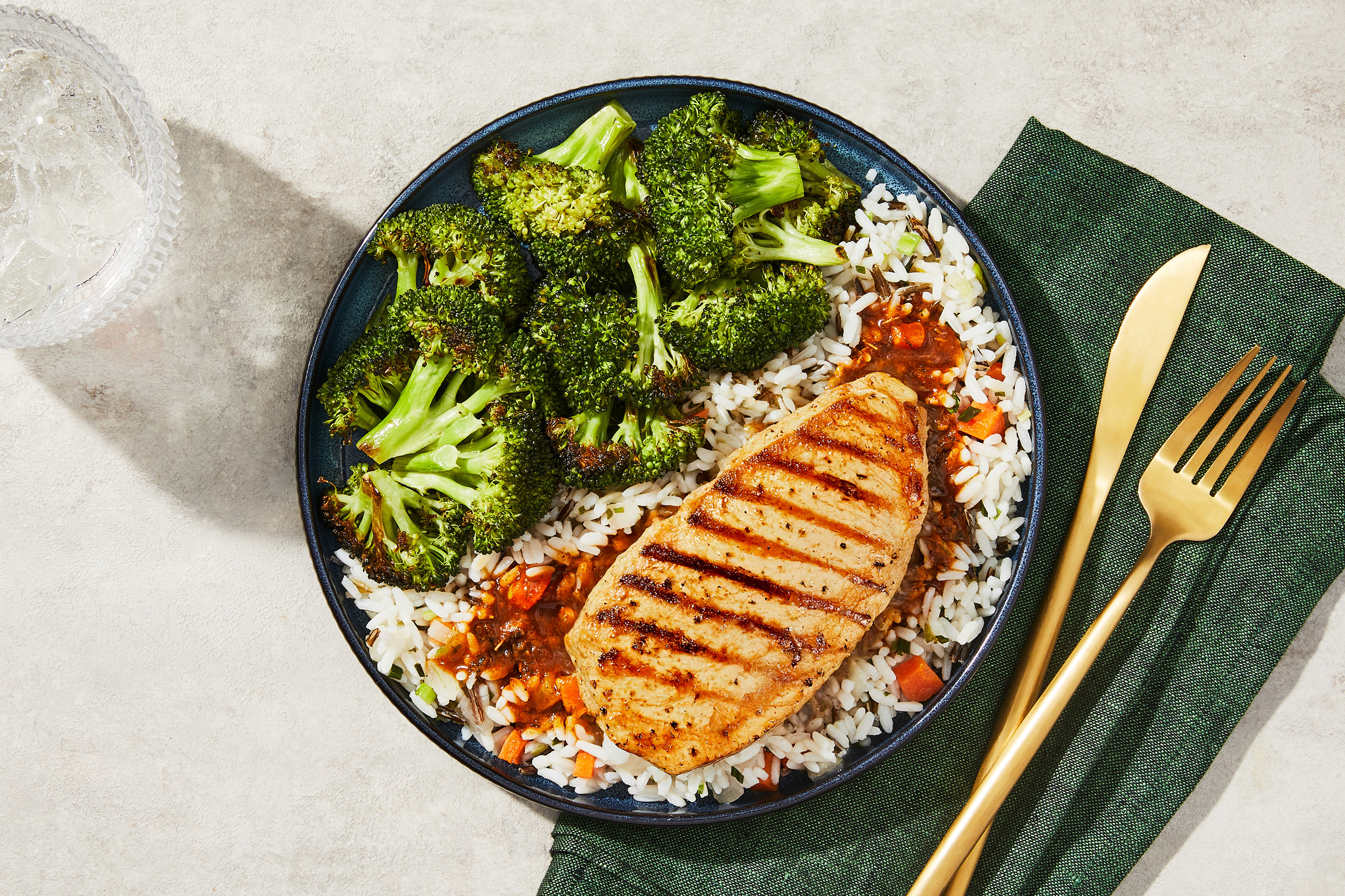 Grilled Chicken Breast & Wild Rice