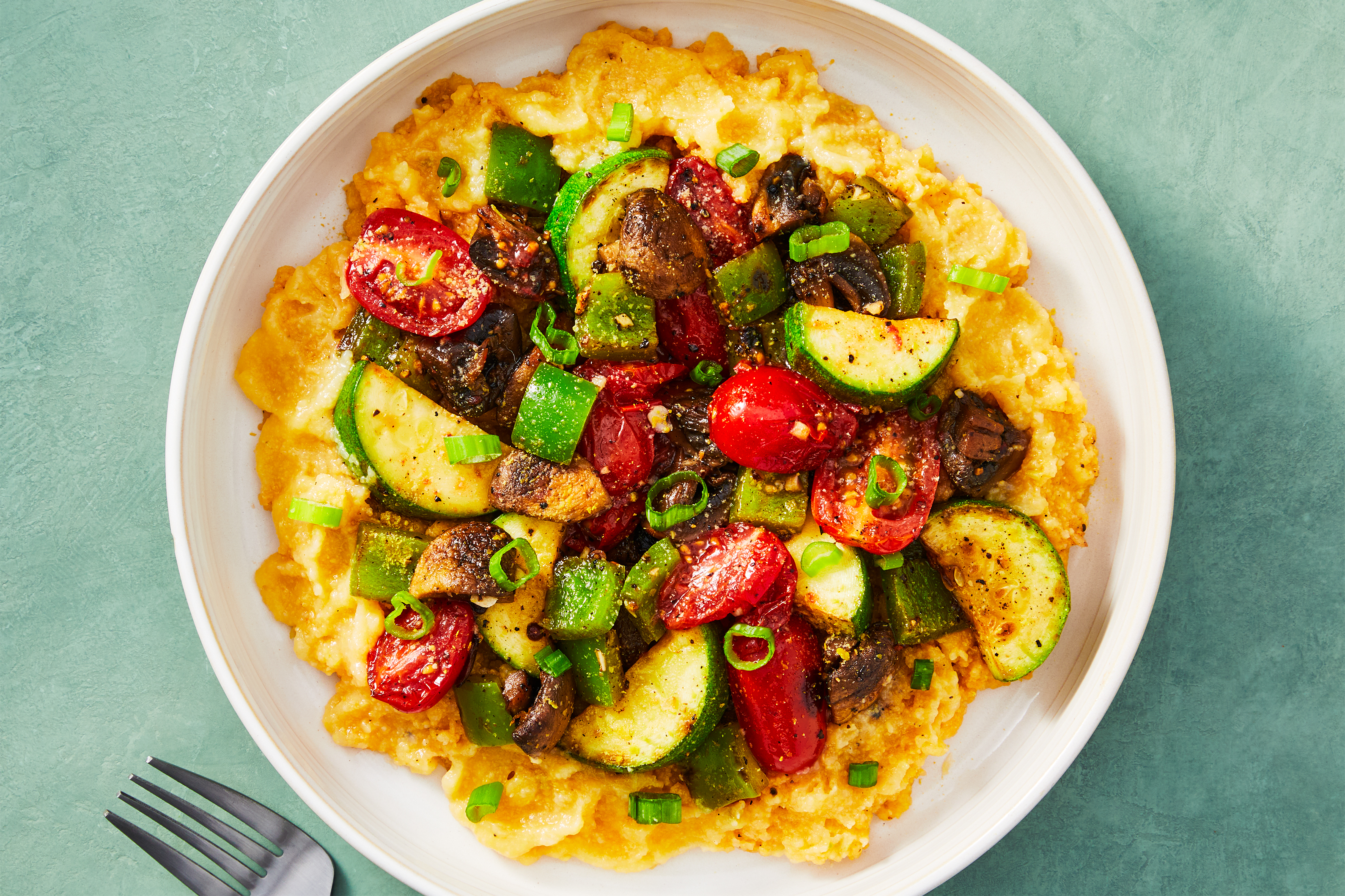 Vegan Polenta Primavera