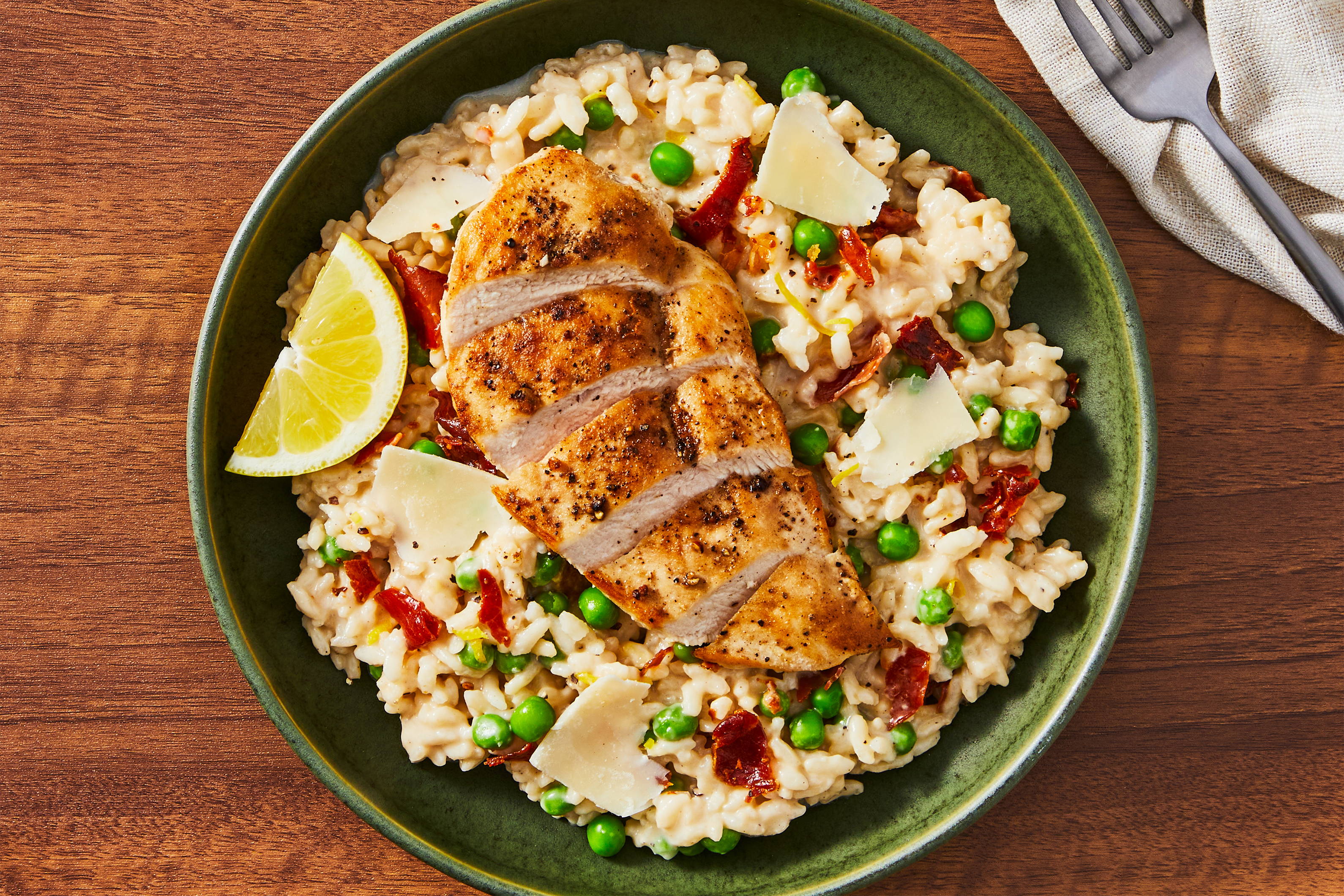 Organic Chicken & Prosciutto Risotto