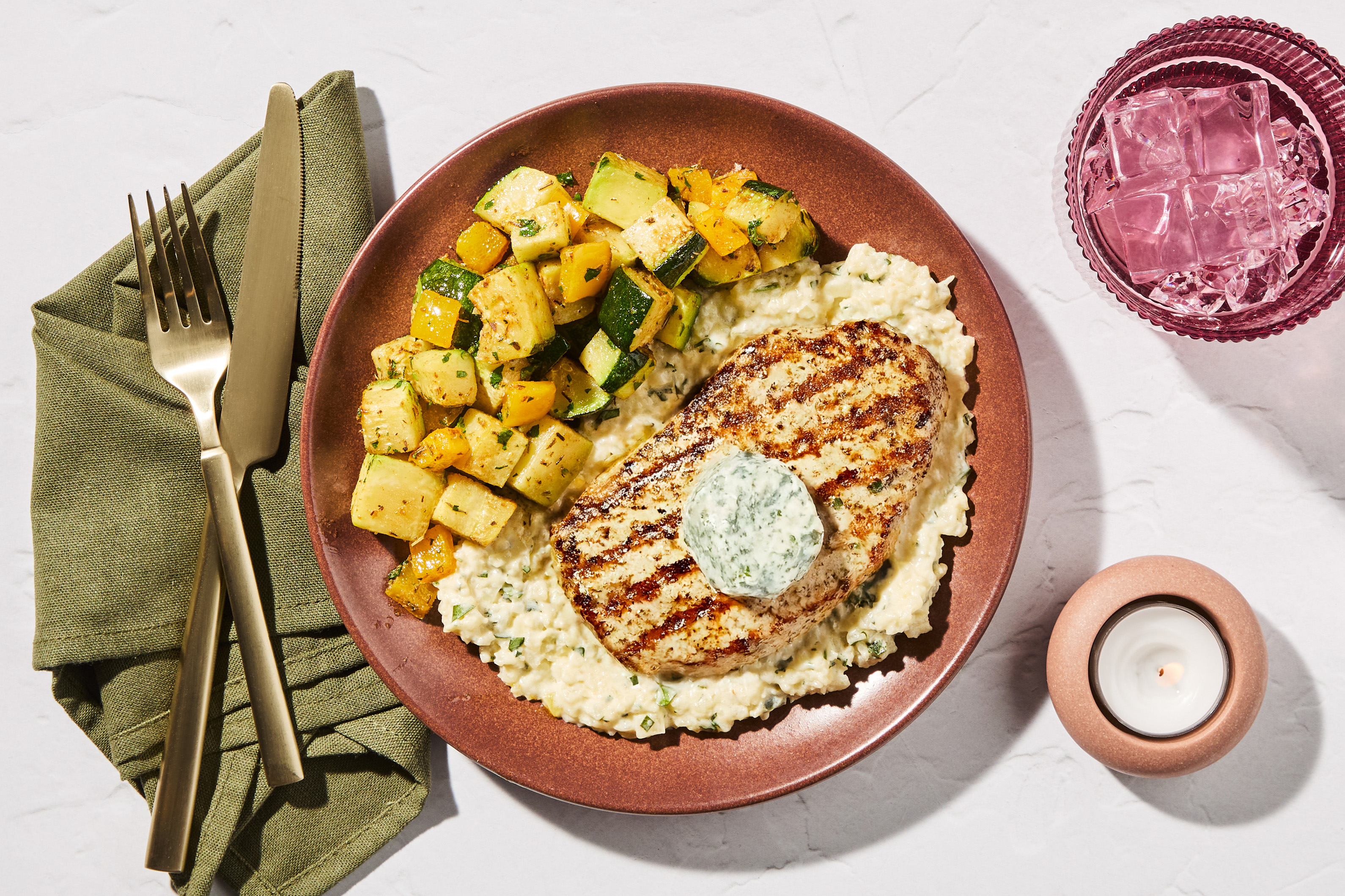 Poblano Cream Chicken Breast