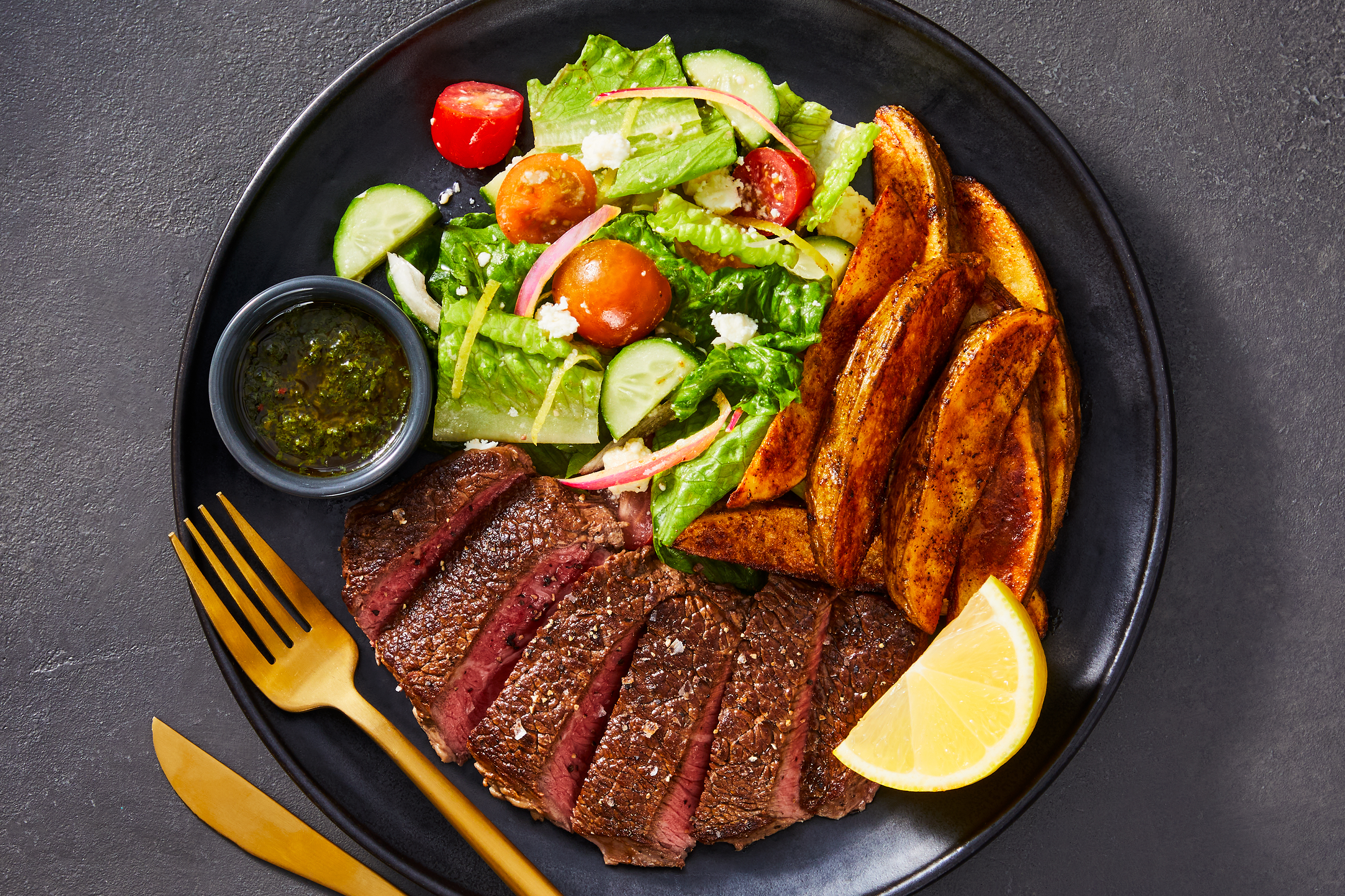 Seared Sirloin Steak with Chimichurri