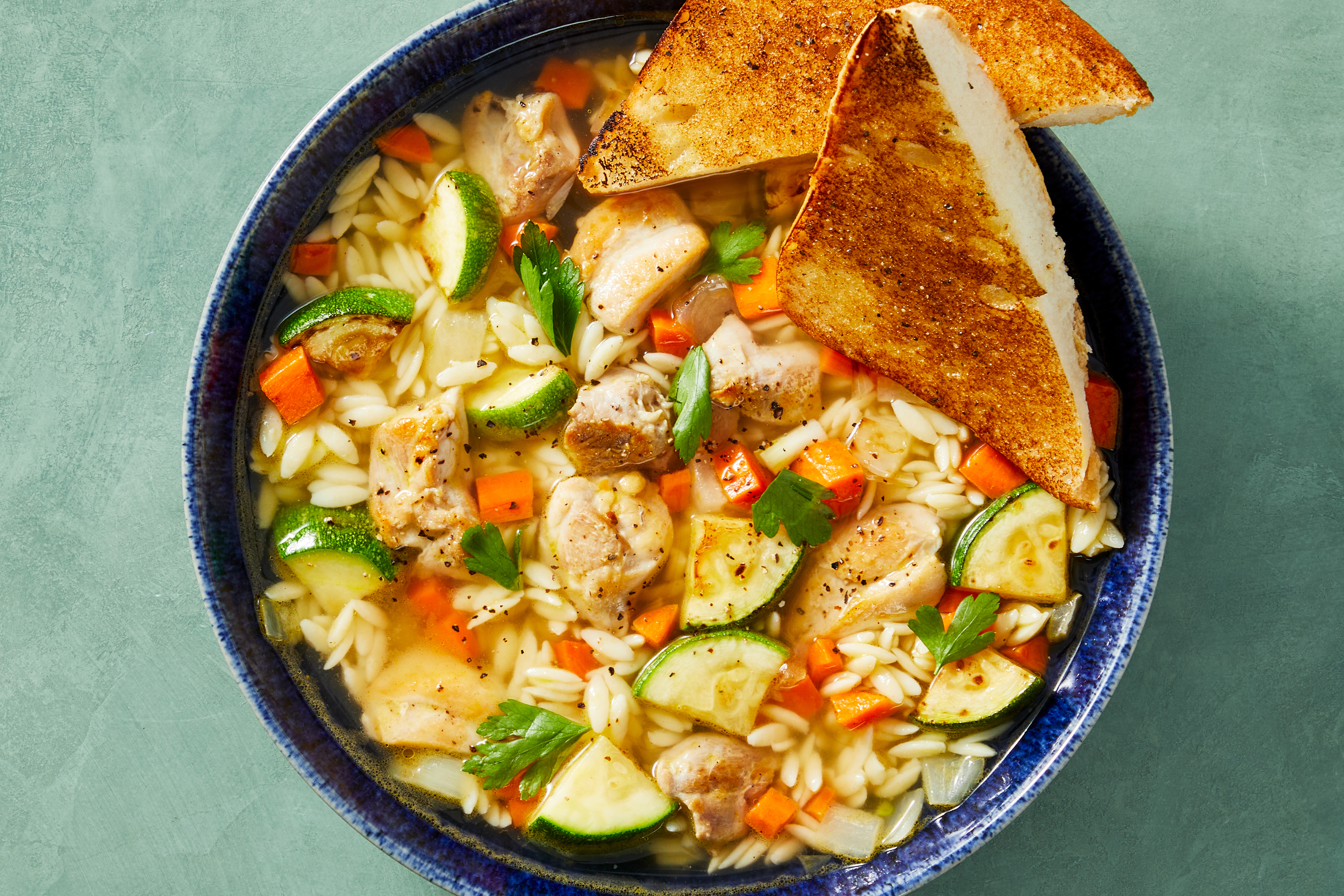 One-Pot Chicken Orzo Soup