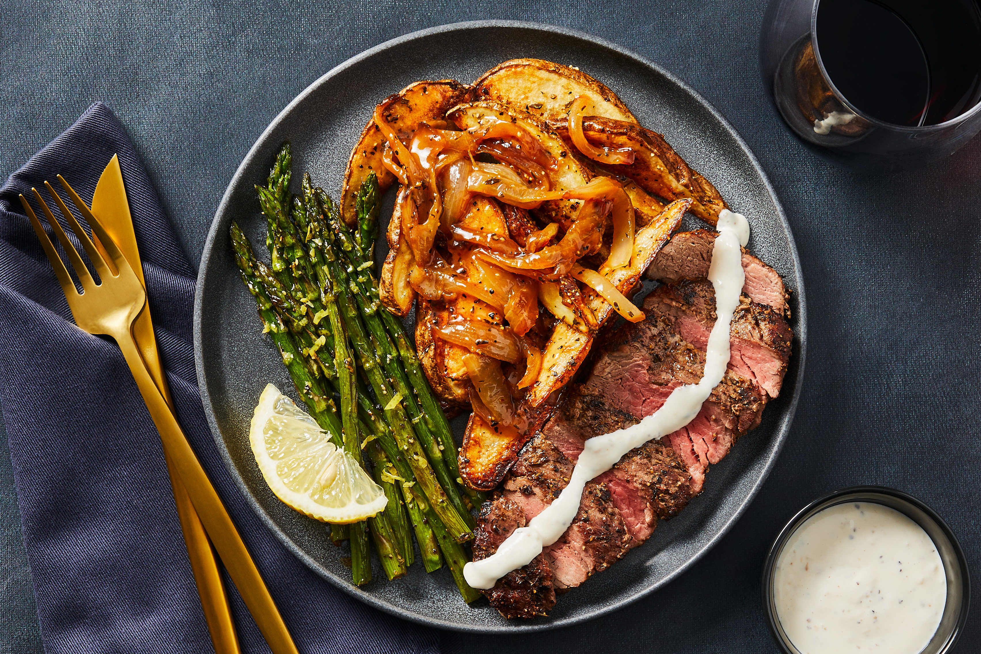 Fancy French Onion Sirloin Steak