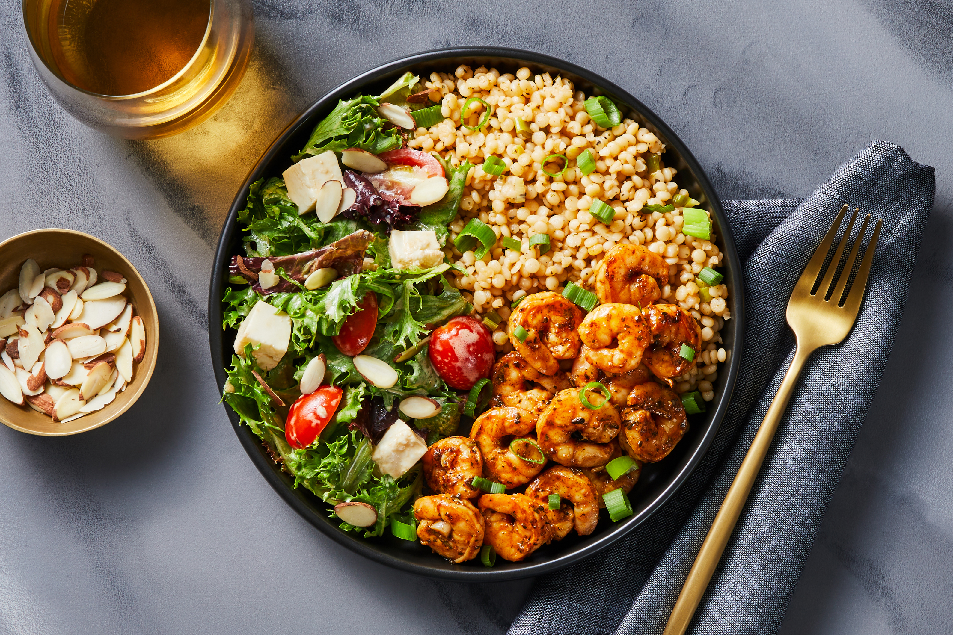 Marinated Italian Shrimp & Couscous