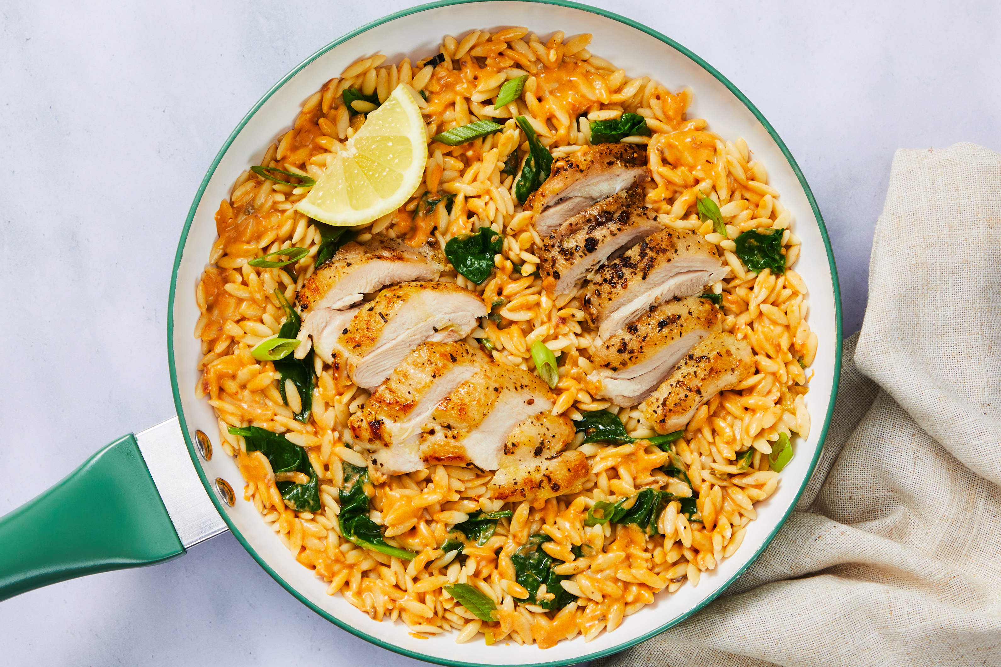One-Pan Italian Chicken Orzotto