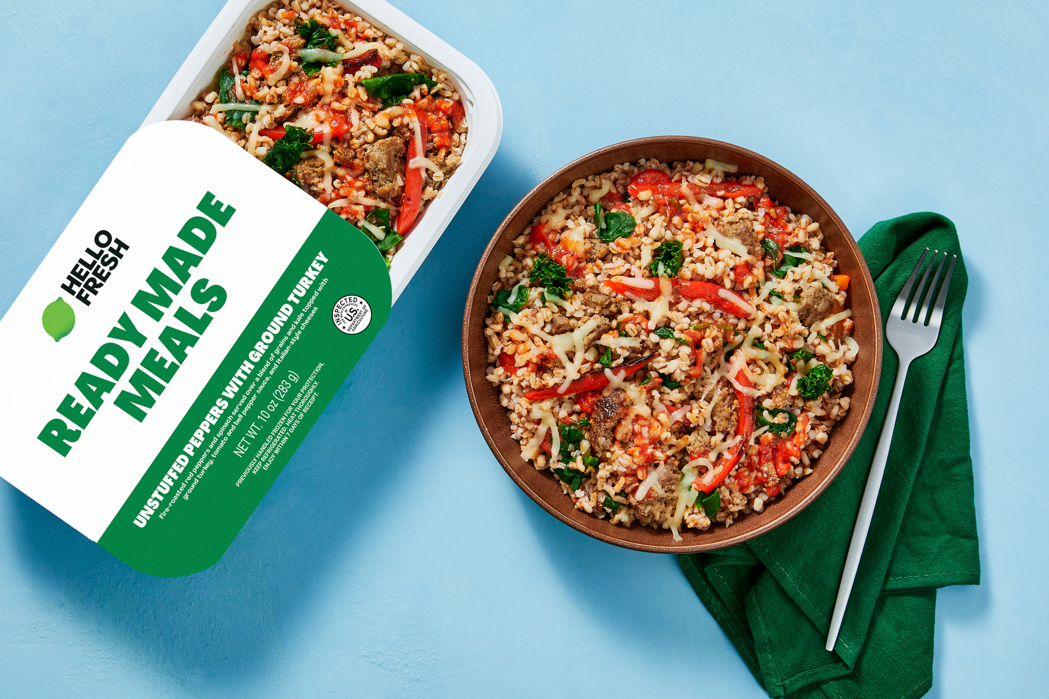 Ready Made Meal, Unstuffed Peppers with Ground Turkey (Menu)