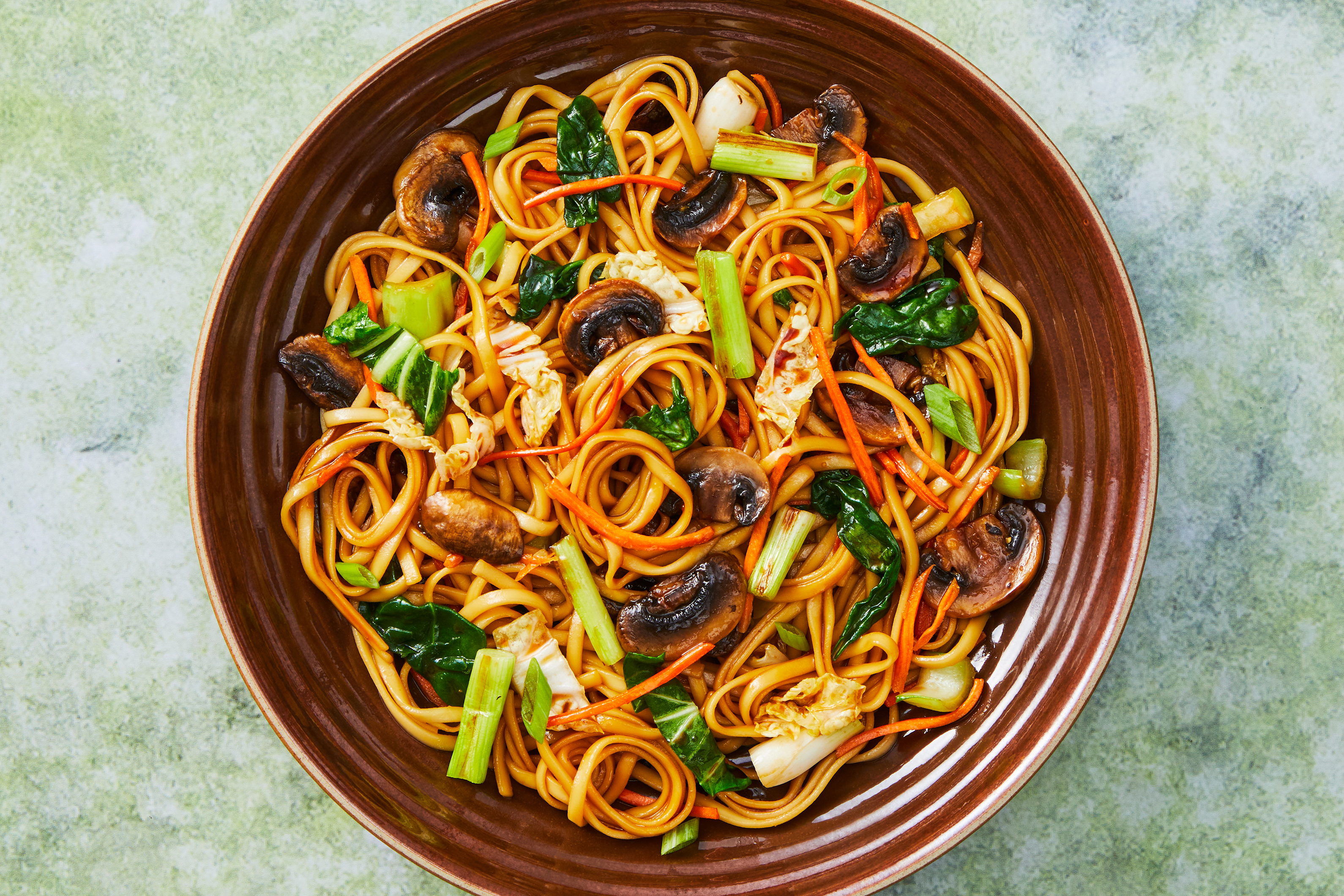 Bok Choy & Mushroom Lo Mein