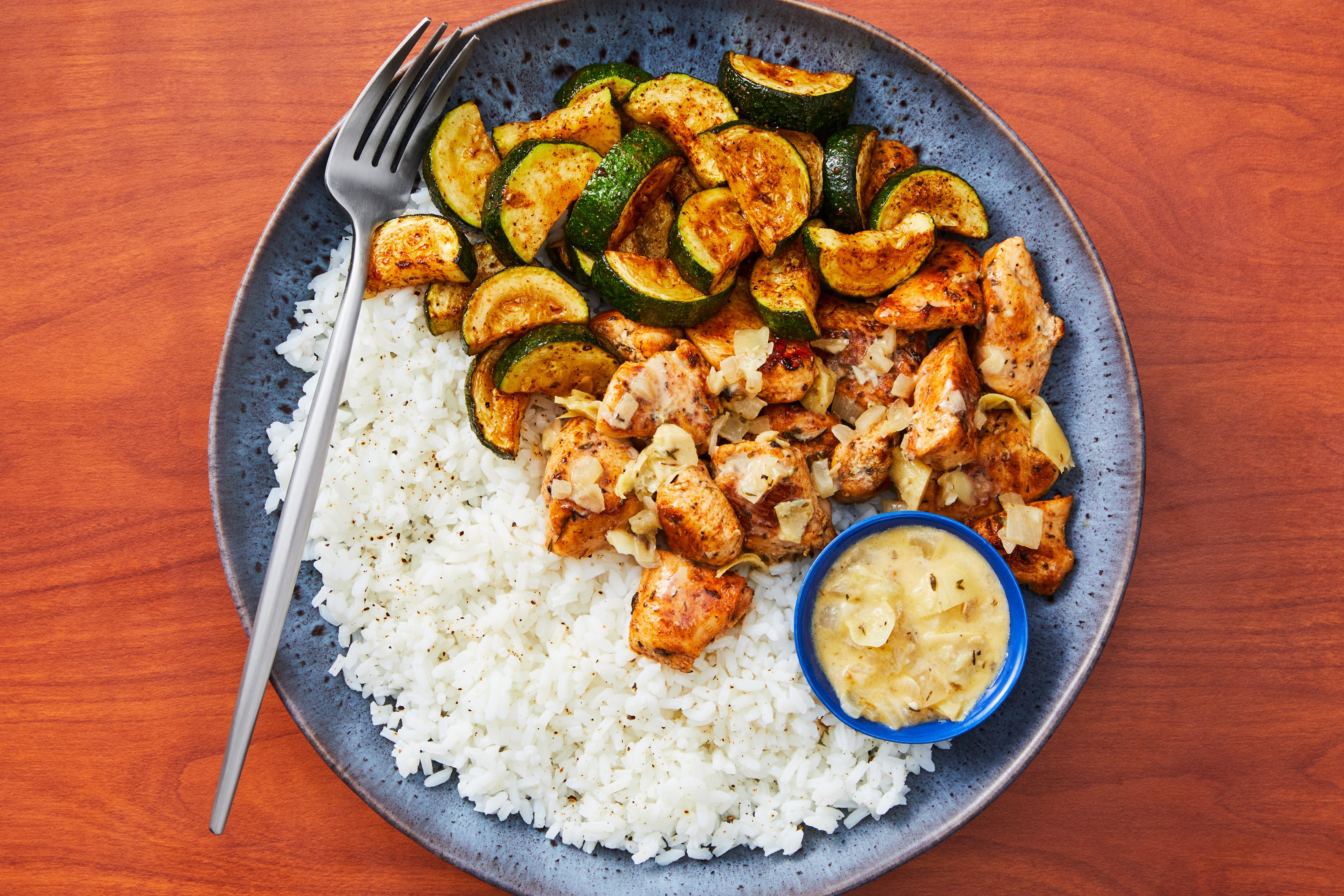 Chicken in Creamy Artichoke-Thyme Sauce