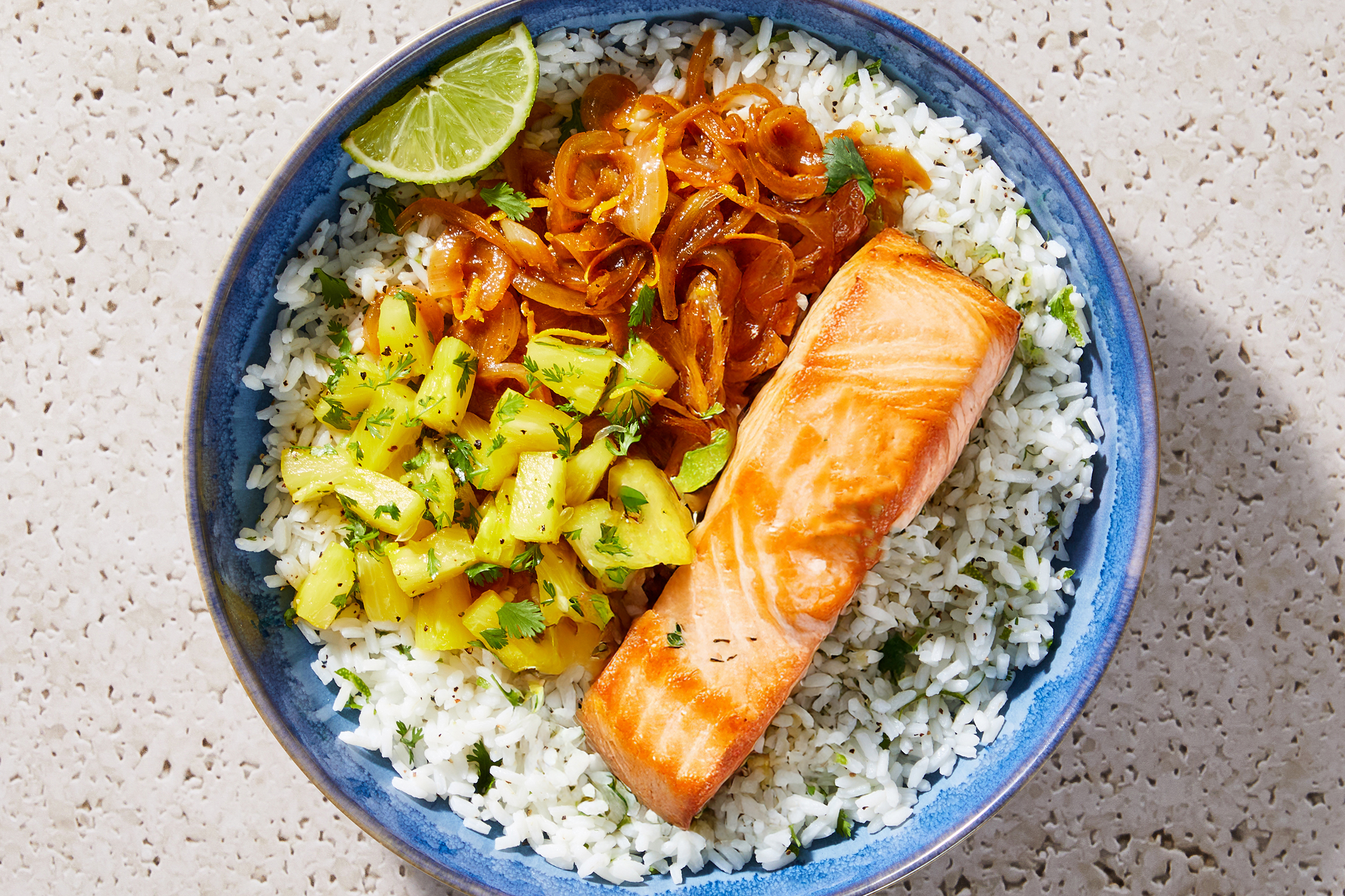 Cuban-Spiced Salmon with Pineapple Salsa