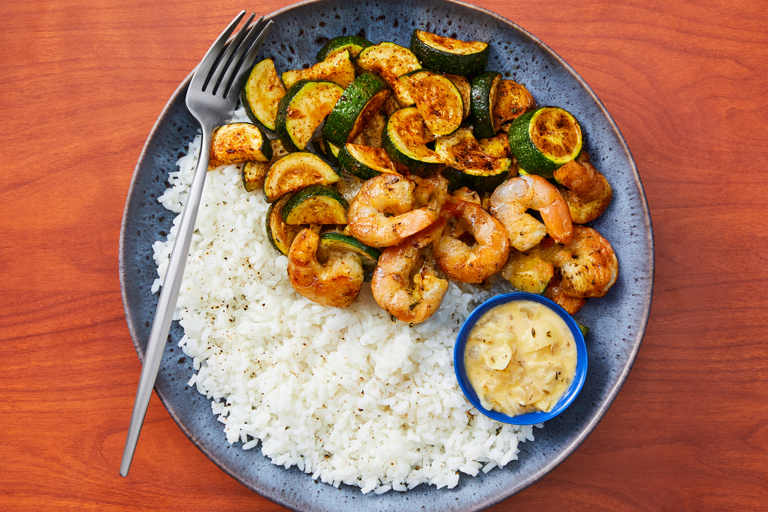 Shrimp in Creamy Artichoke-Thyme Sauce