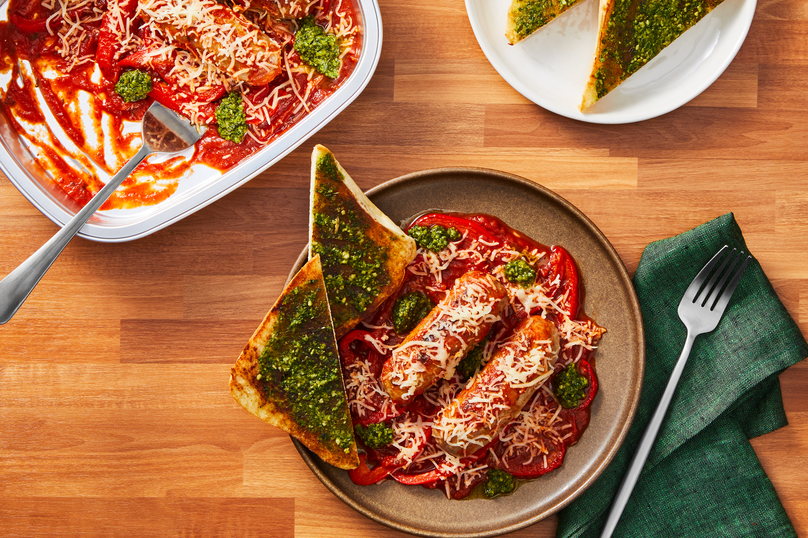 Cheesy Pork Sausage Marinara