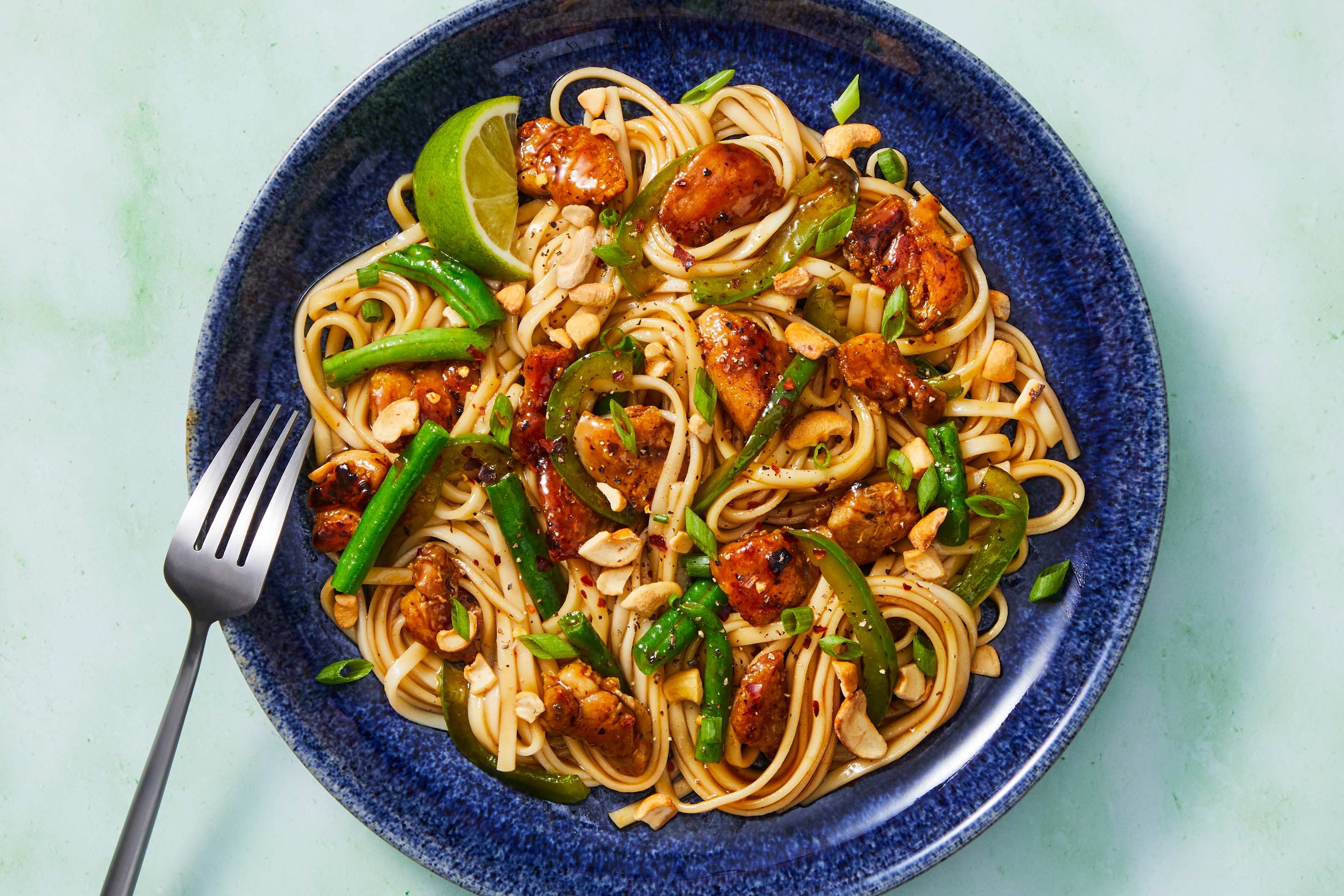 Spicy Cashew Turkey Lo Mein