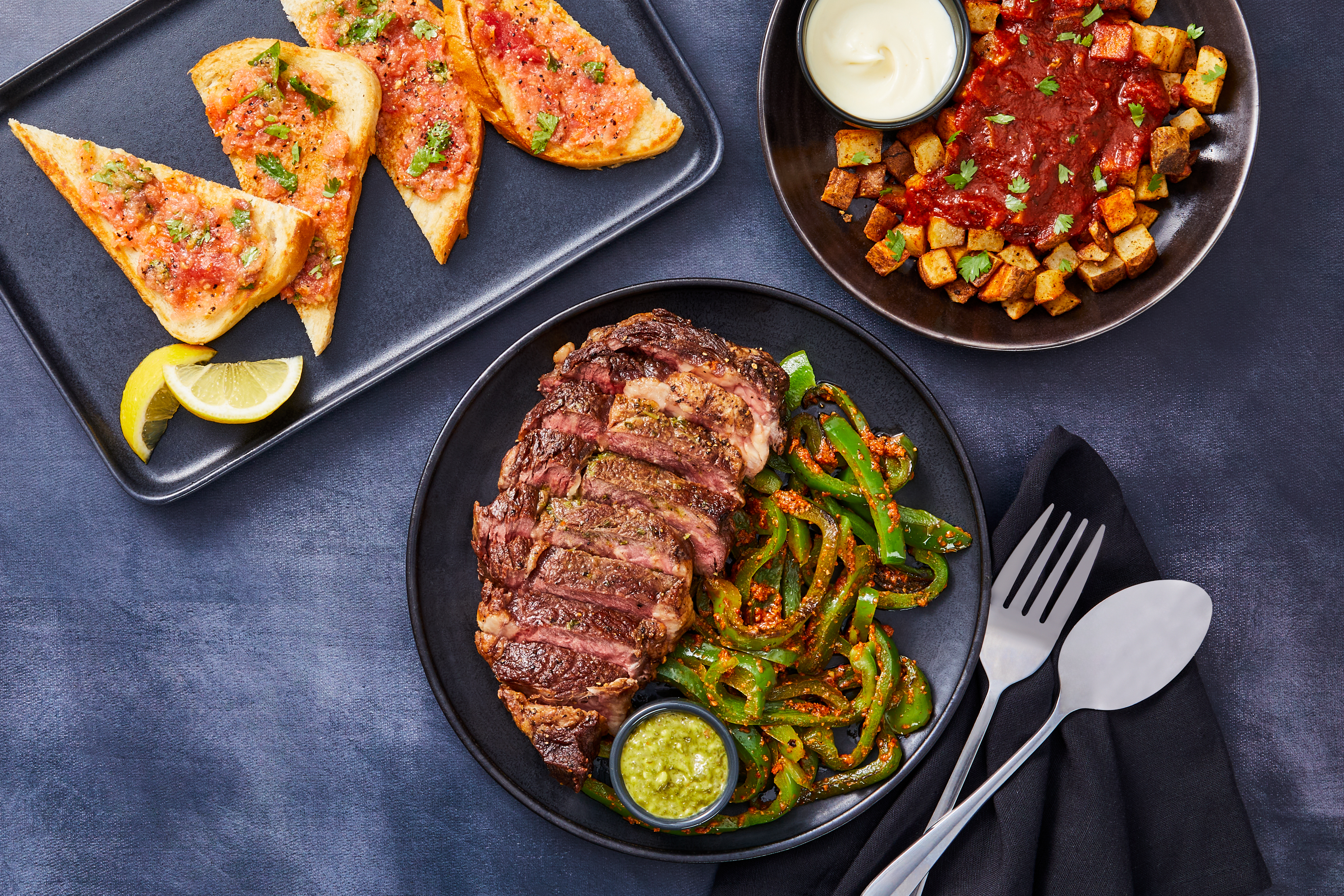 Spanish-Style Chimichurri Butter Rib-Eye
