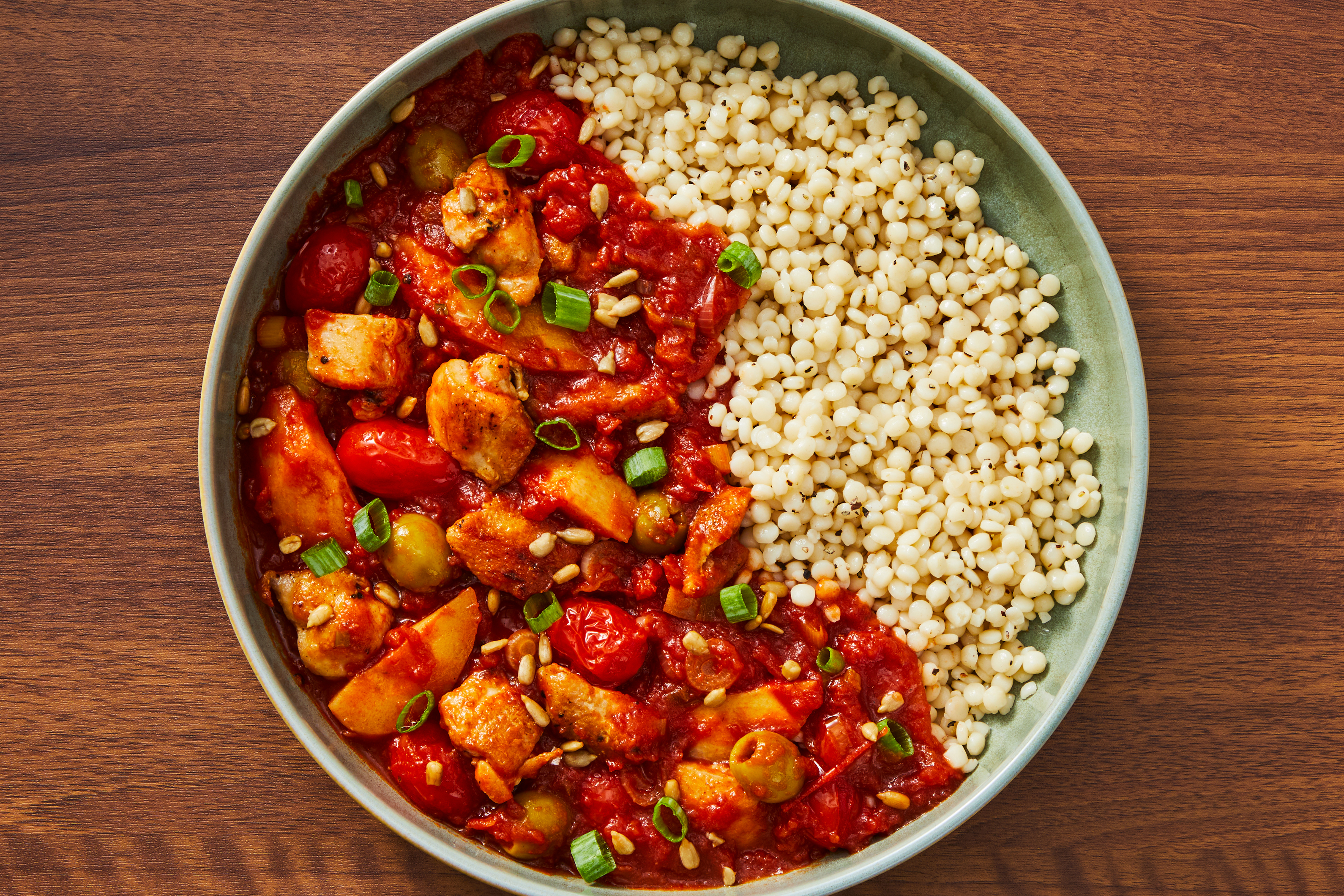 Tomato-Braised Chicken & Parsnip Stew