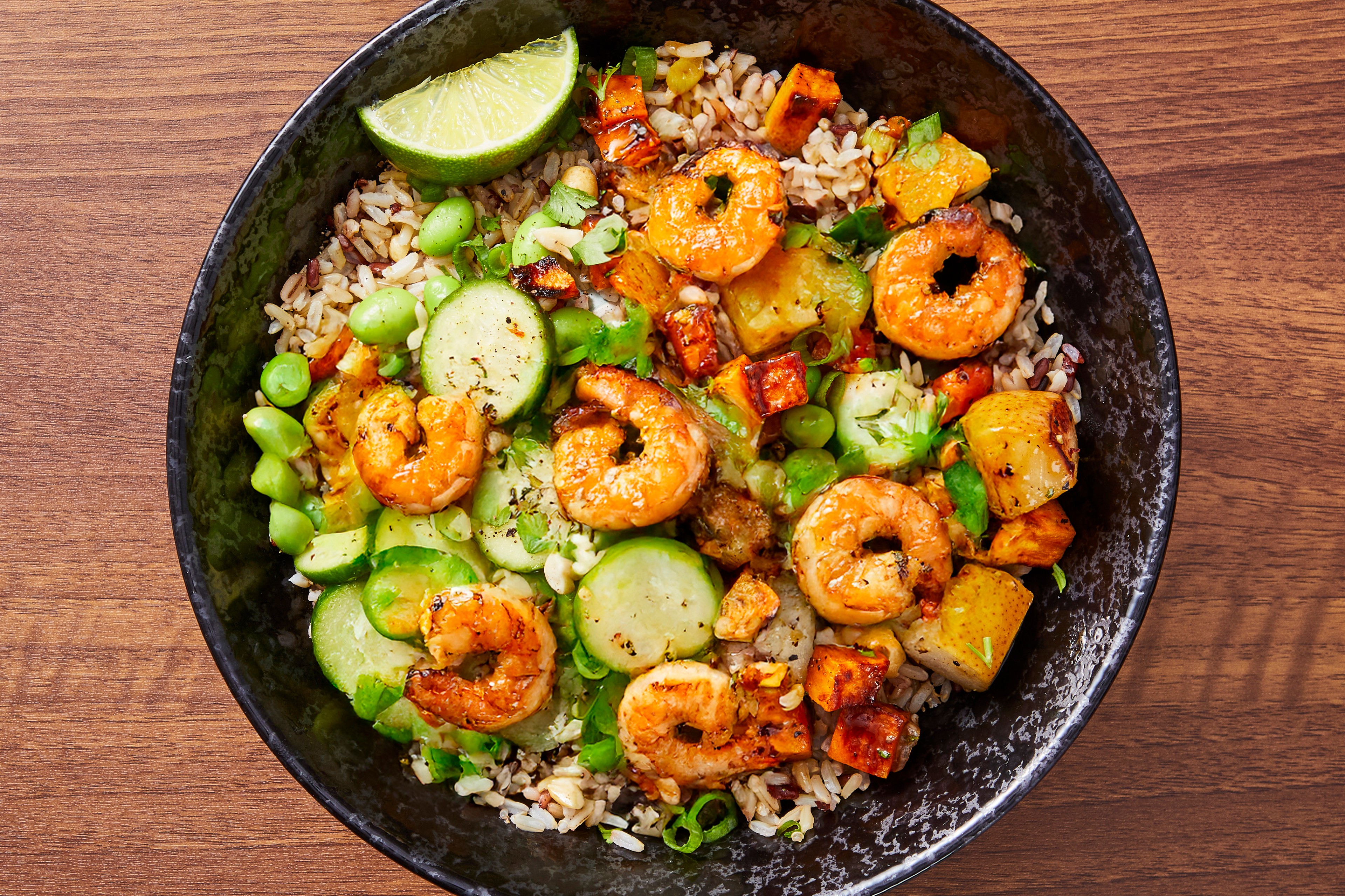 Thai Shrimp & Edamame Grain Bowls