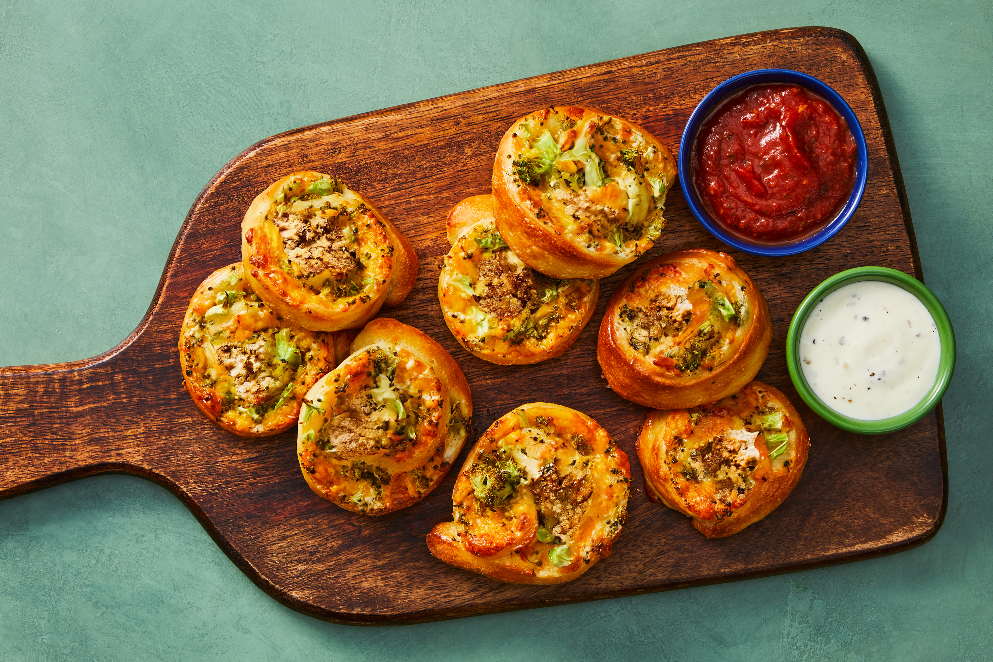 Broccoli & Organic Beef Pinwheels
